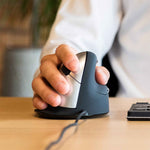 R-Go Tools Optische PC Maus HE Break ergonomisch mittel