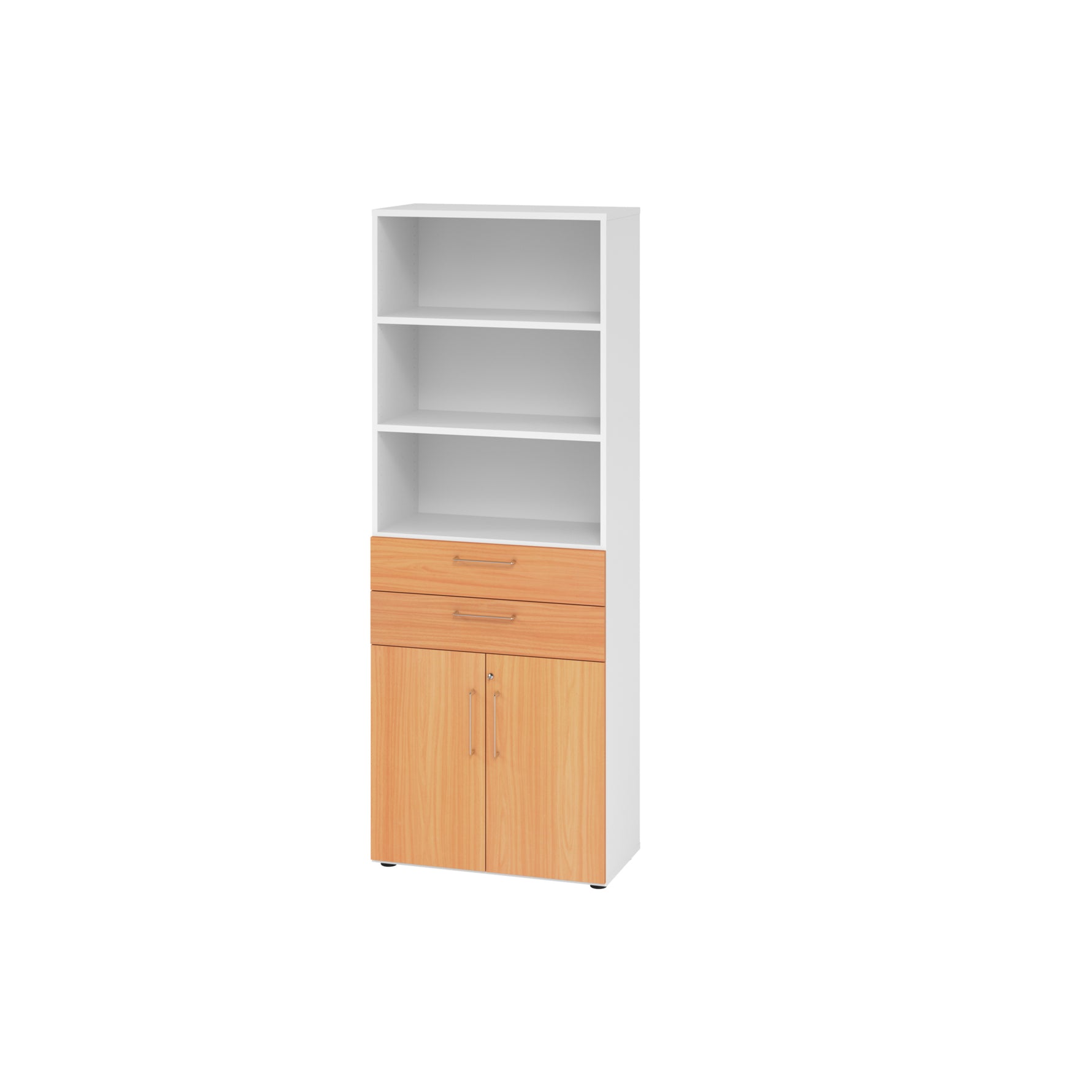 Hammerbacher Regalschrank V9 Advanced weiß – Produktbild 3