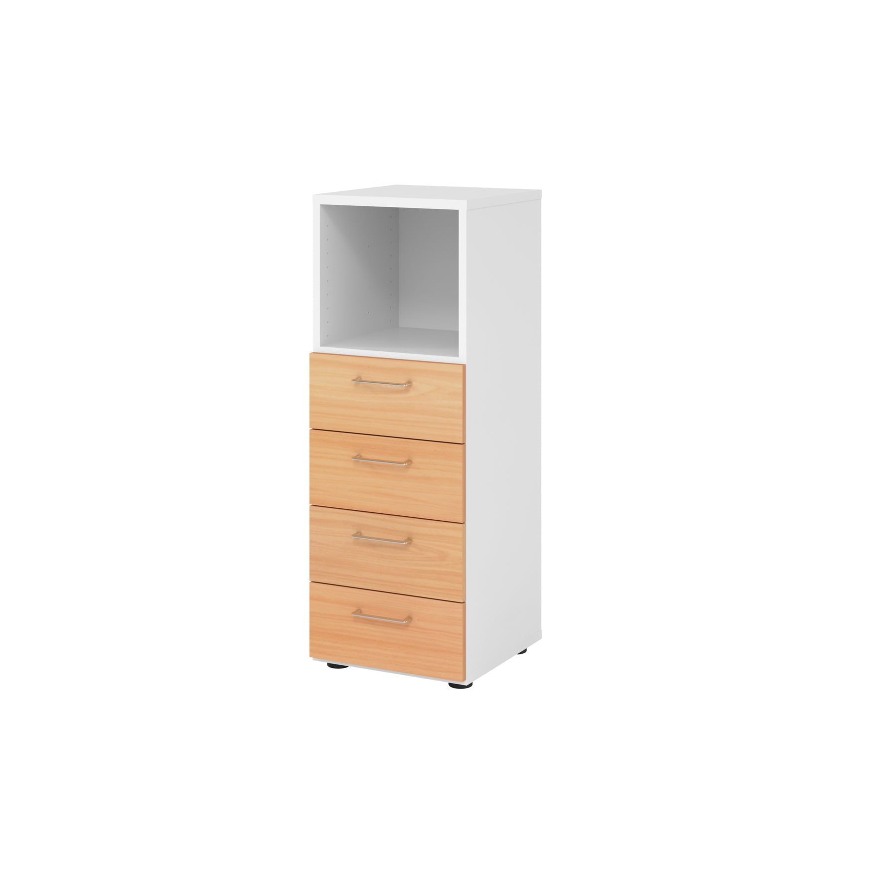 Hammerbacher Regalschrank V9 Advanced weiß – Produktbild 3