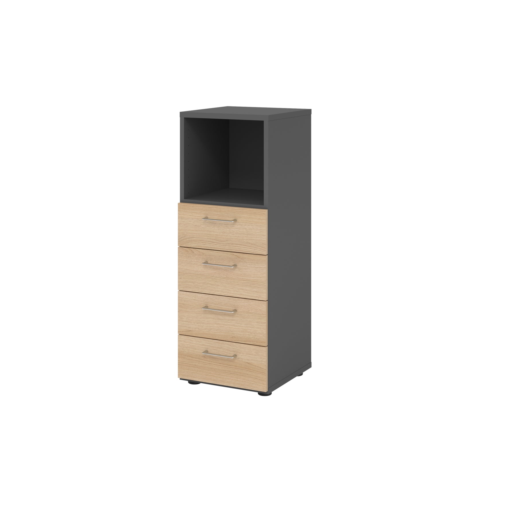 Hammerbacher Regalschrank V9 Advanced graphit – Produktbild 2