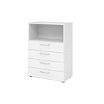 Hammerbacher Regalschrank V9 Advanced weiß