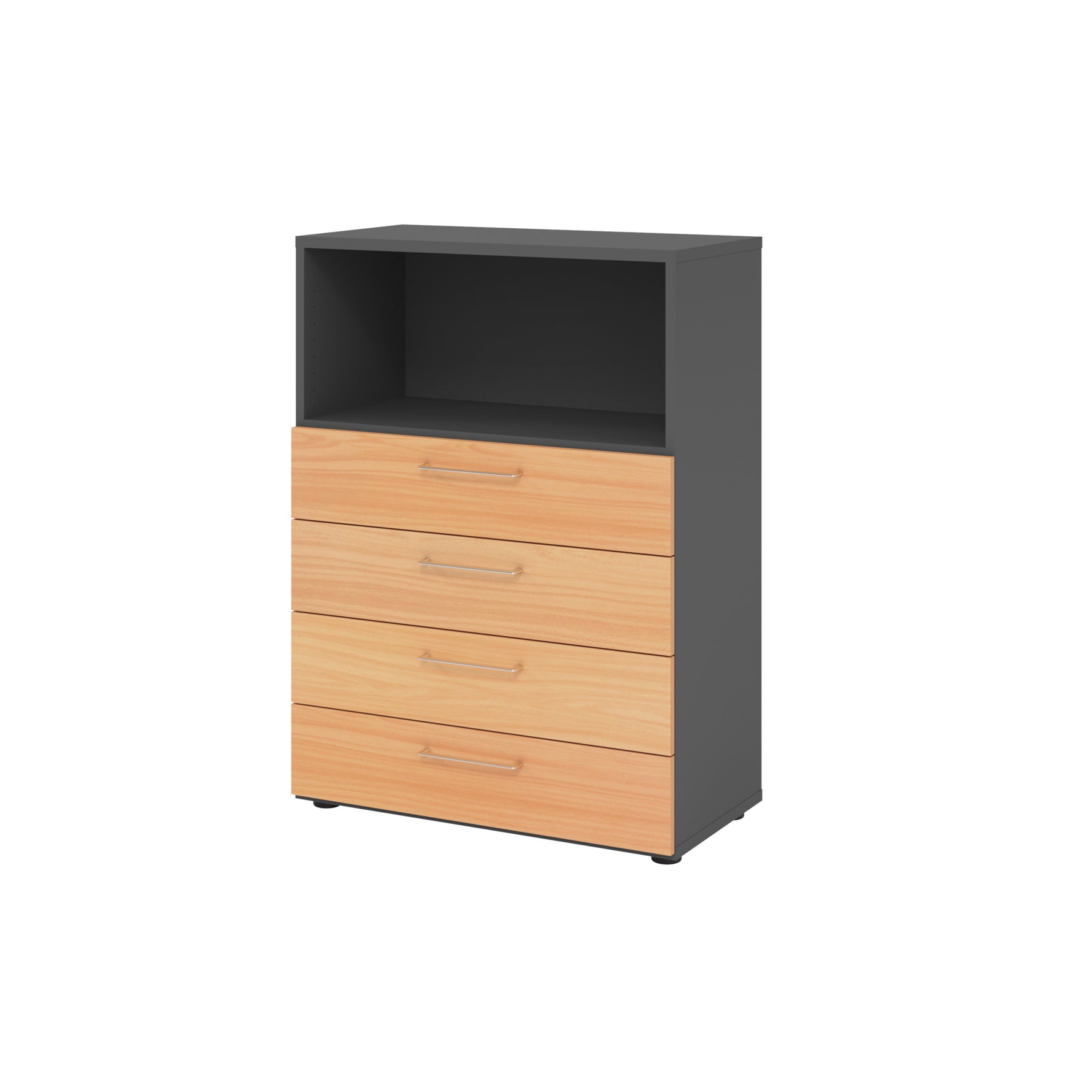 Hammerbacher Regalschrank V9 Advanced graphit – Produktbild 2