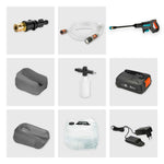 GARDENA Mitteldruckreiniger AquaClean 24/18V P4A Premium Set mit Akkupack