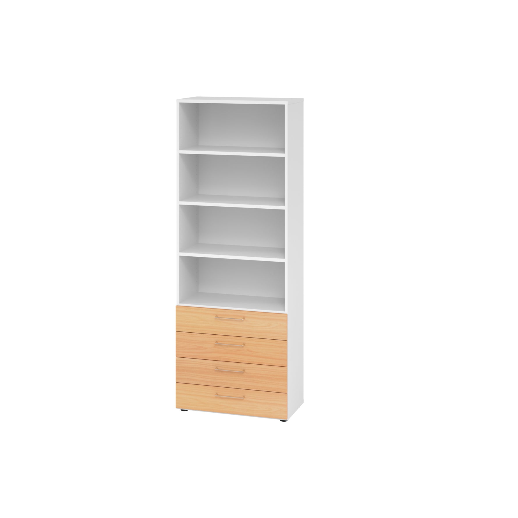 Hammerbacher Regalschrank V9 Advanced weiß – Produktbild 3