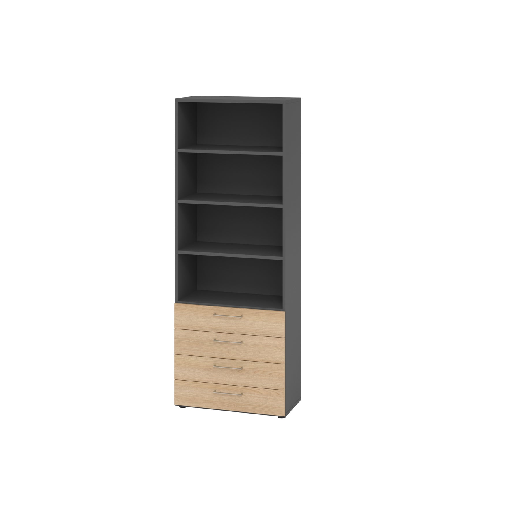 Hammerbacher Regalschrank V9 Advanced graphit – Produktbild 2