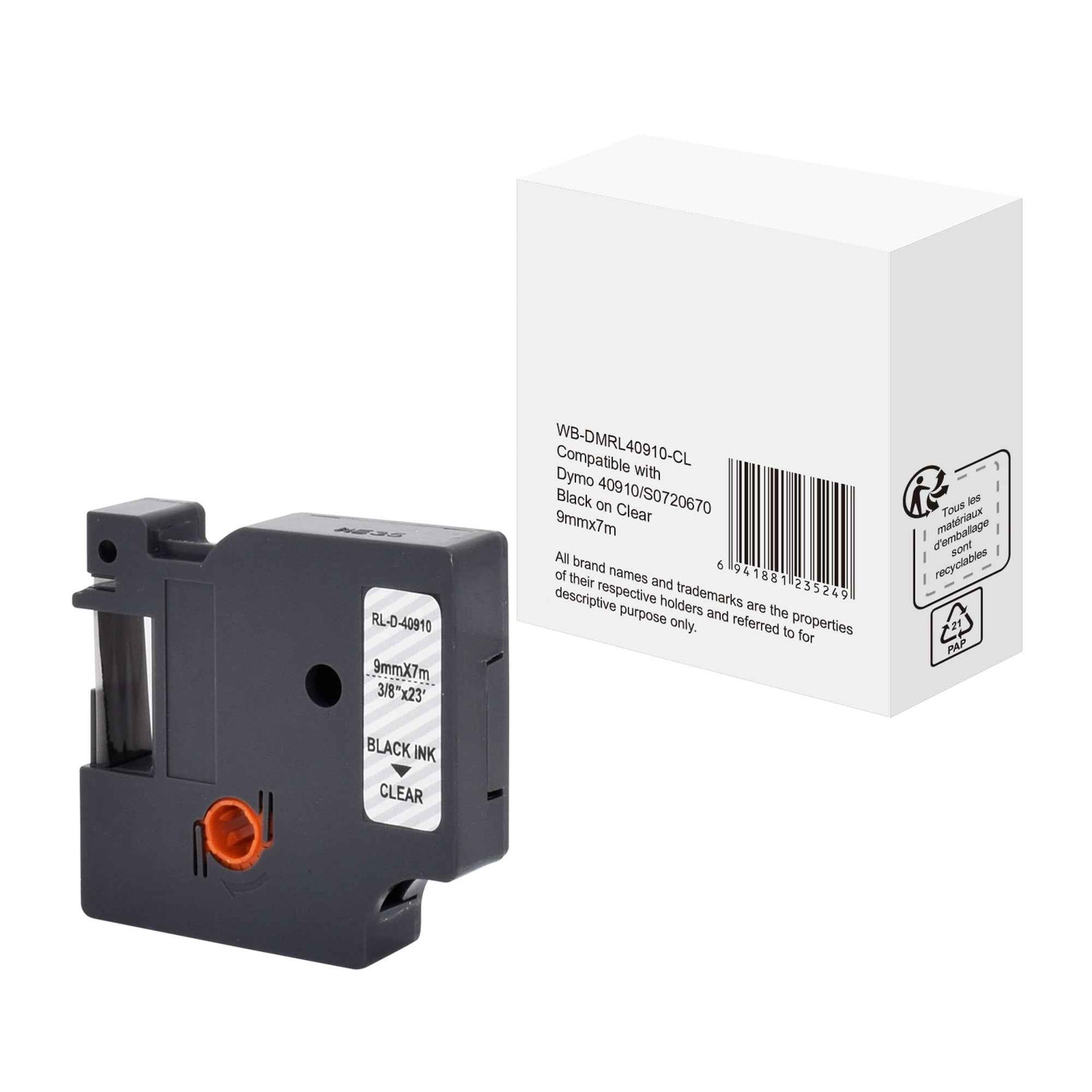 Schriftbandkassette Kompatibel mit DYMO S0720670