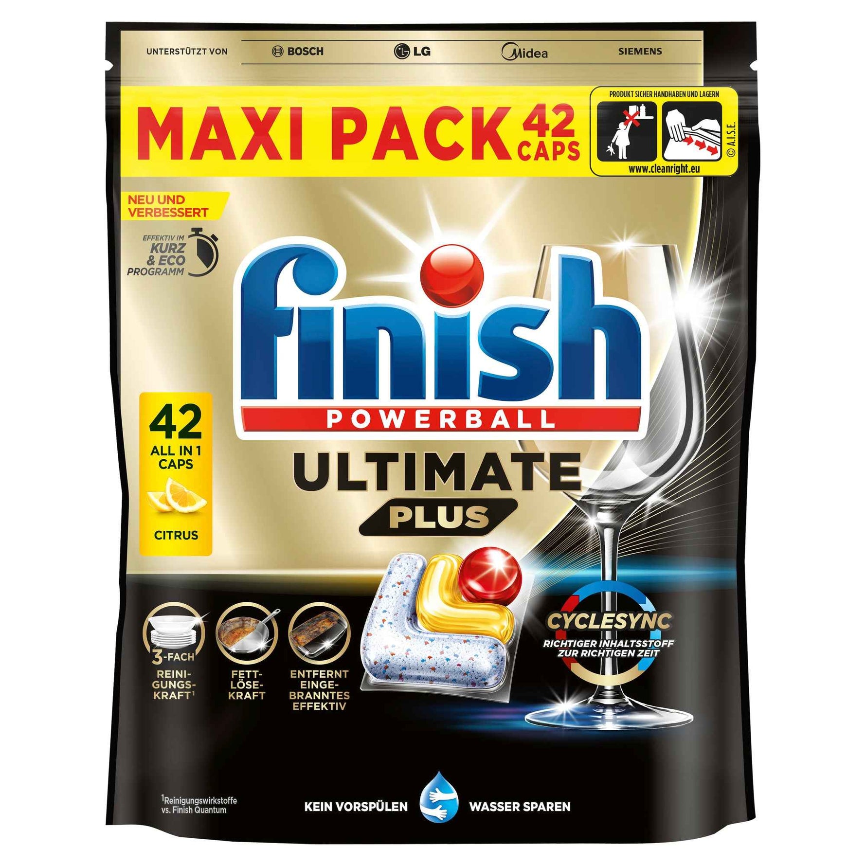 FINISH Spülmaschinentabs Ultimate Plus Citrus