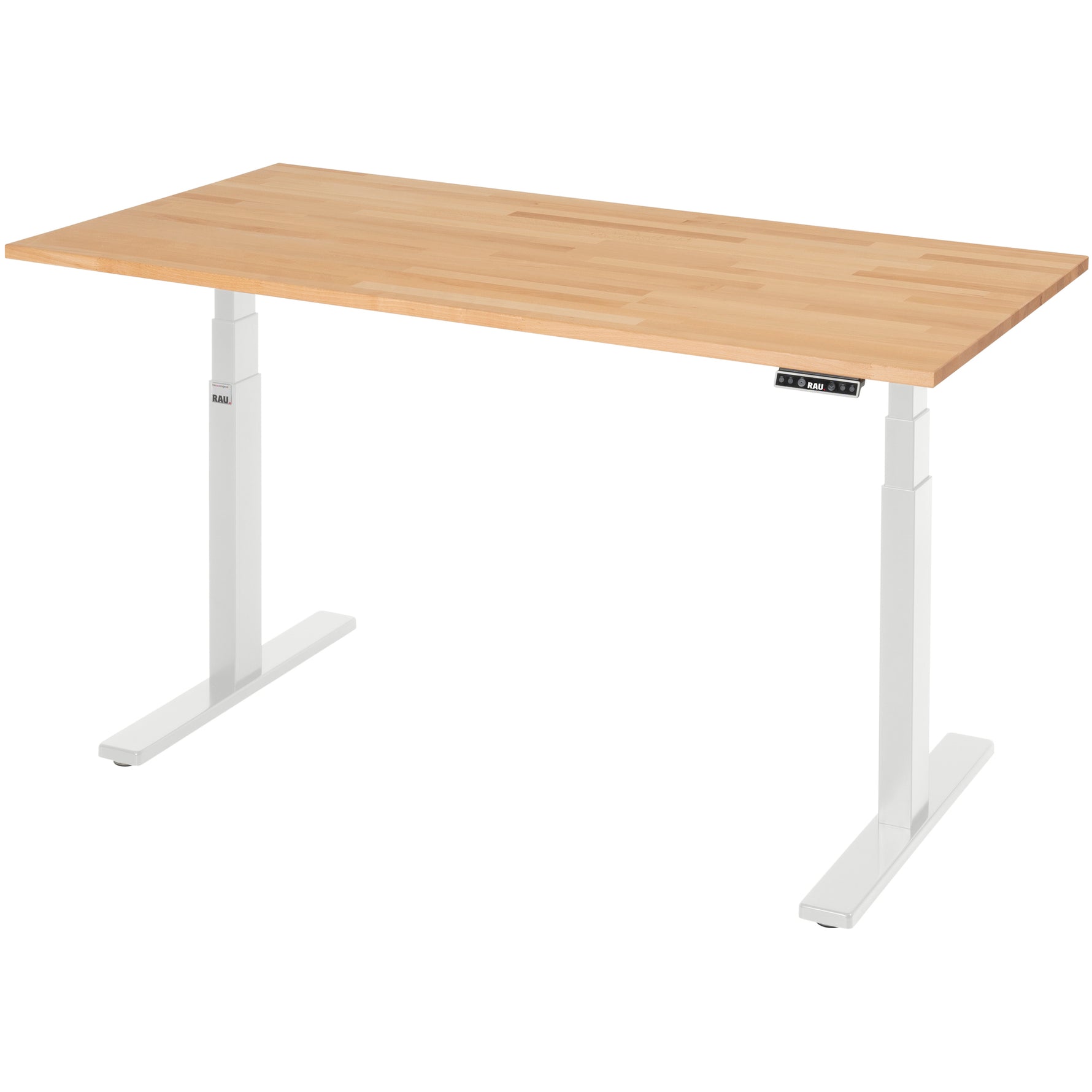 RAU Schreibtisch Adlatus 100 25 cm lichtgrau – Produktbild 3