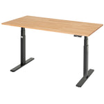 RAU Schreibtisch Adlatus 100 25 cm tiefschwarz – Produktbild 3