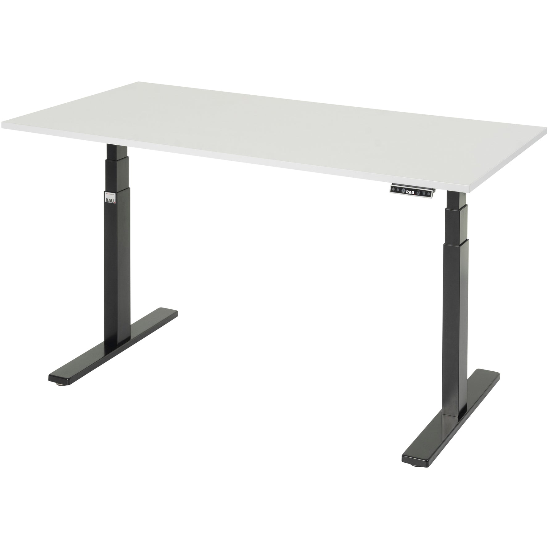 RAU Schreibtisch Adlatus 100 22 cm tiefschwarz – Produktbild 3