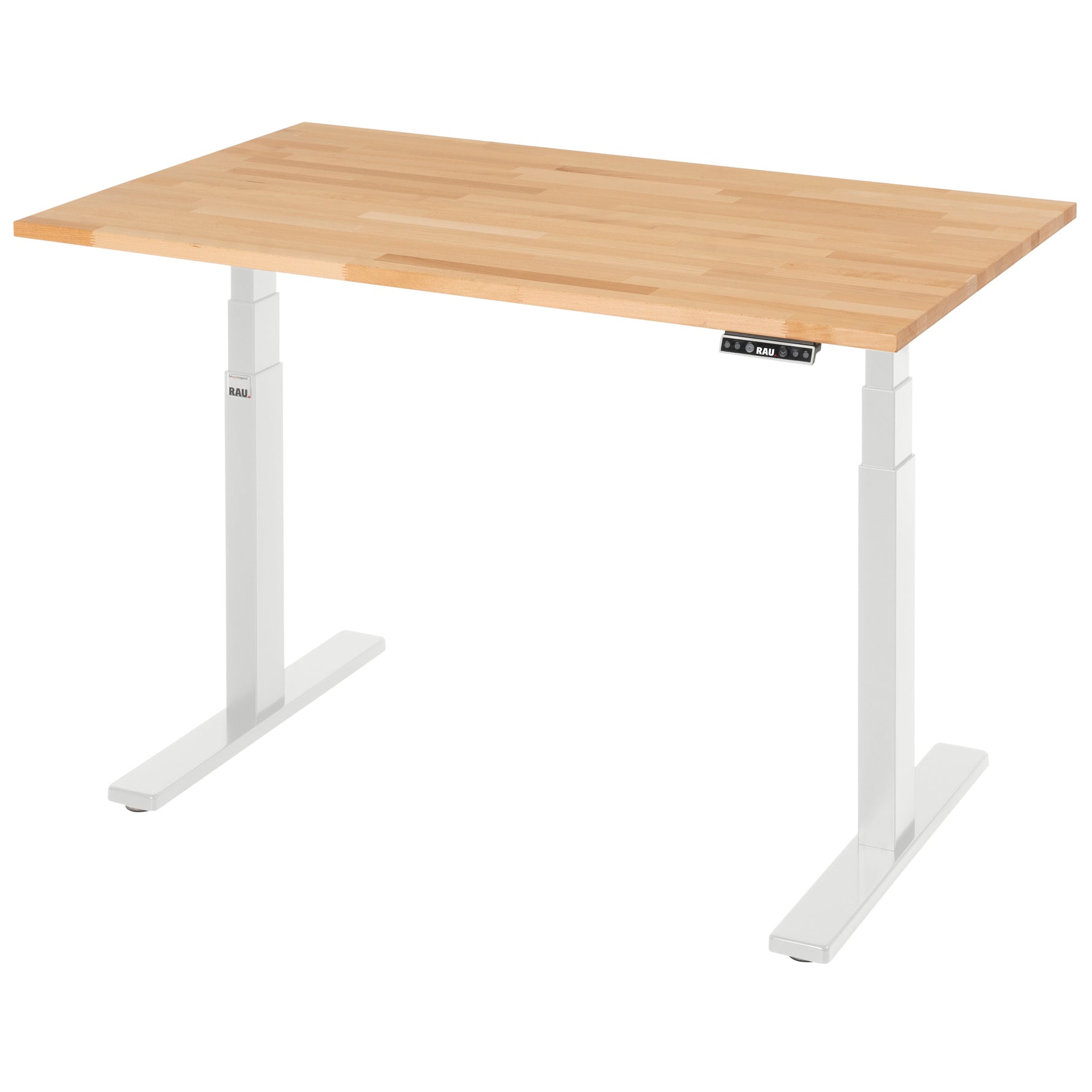 RAU Schreibtisch Adlatus 100 25 cm lichtgrau