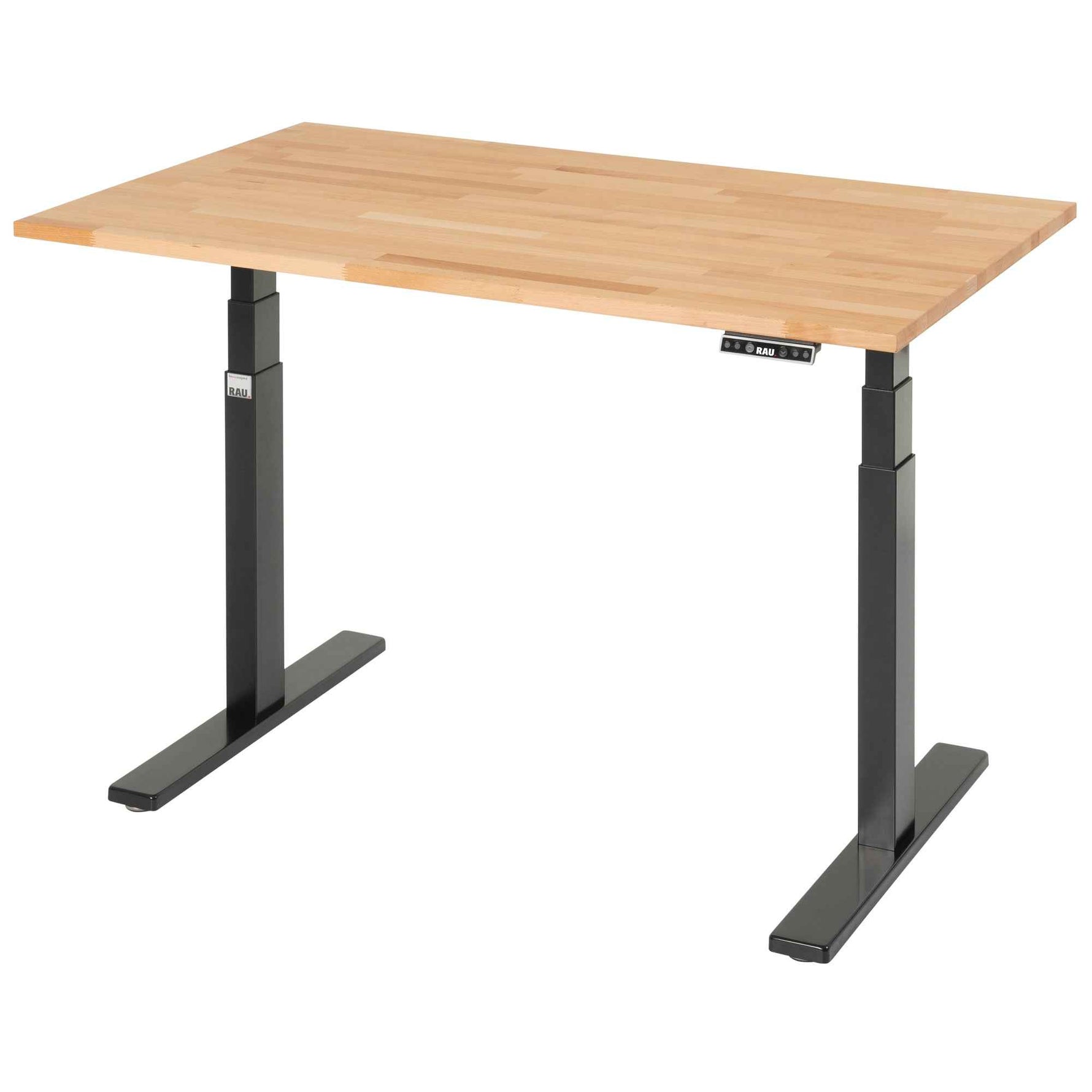 RAU Schreibtisch Adlatus 100 25 cm tiefschwarz