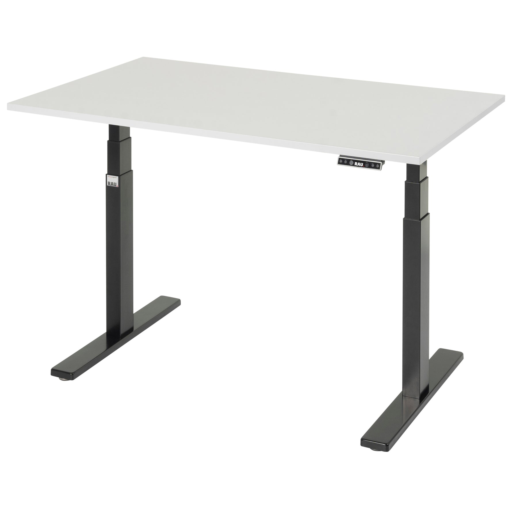 RAU Schreibtisch Adlatus 100 22 cm tiefschwarz