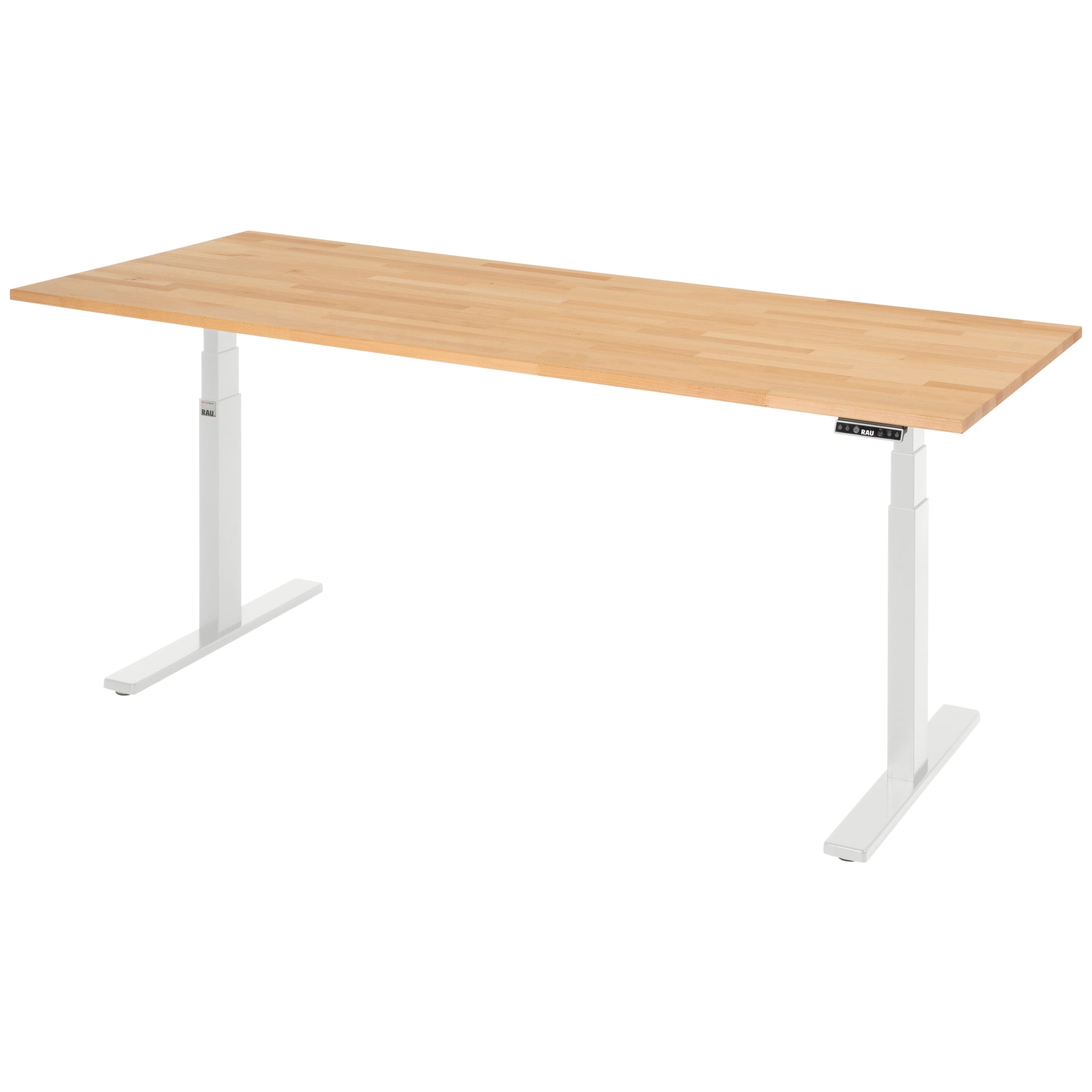 RAU Schreibtisch Adlatus 100 25 cm lichtgrau – Produktbild 4