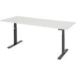 RAU Schreibtisch Adlatus 100 22 cm tiefschwarz – Produktbild 4