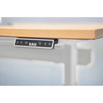 RAU Schreibtisch Adlatus 100 25 cm lichtgrau