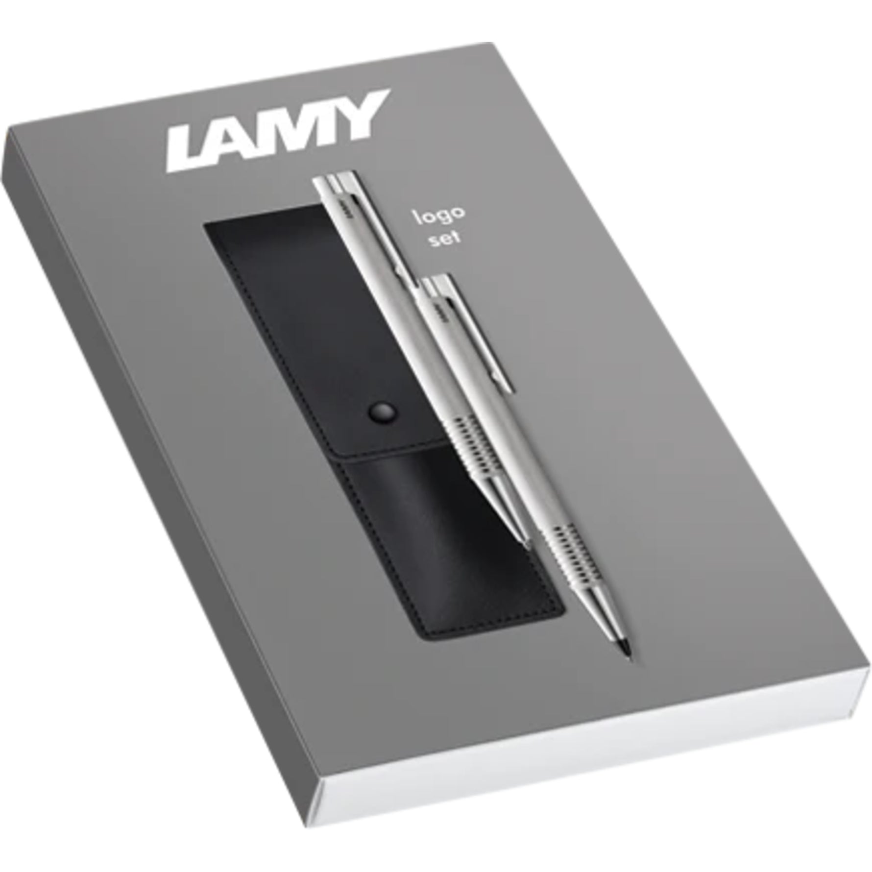 Lamy Schreibgeräteset logo brushed - Wiepa Bürofachpartner
