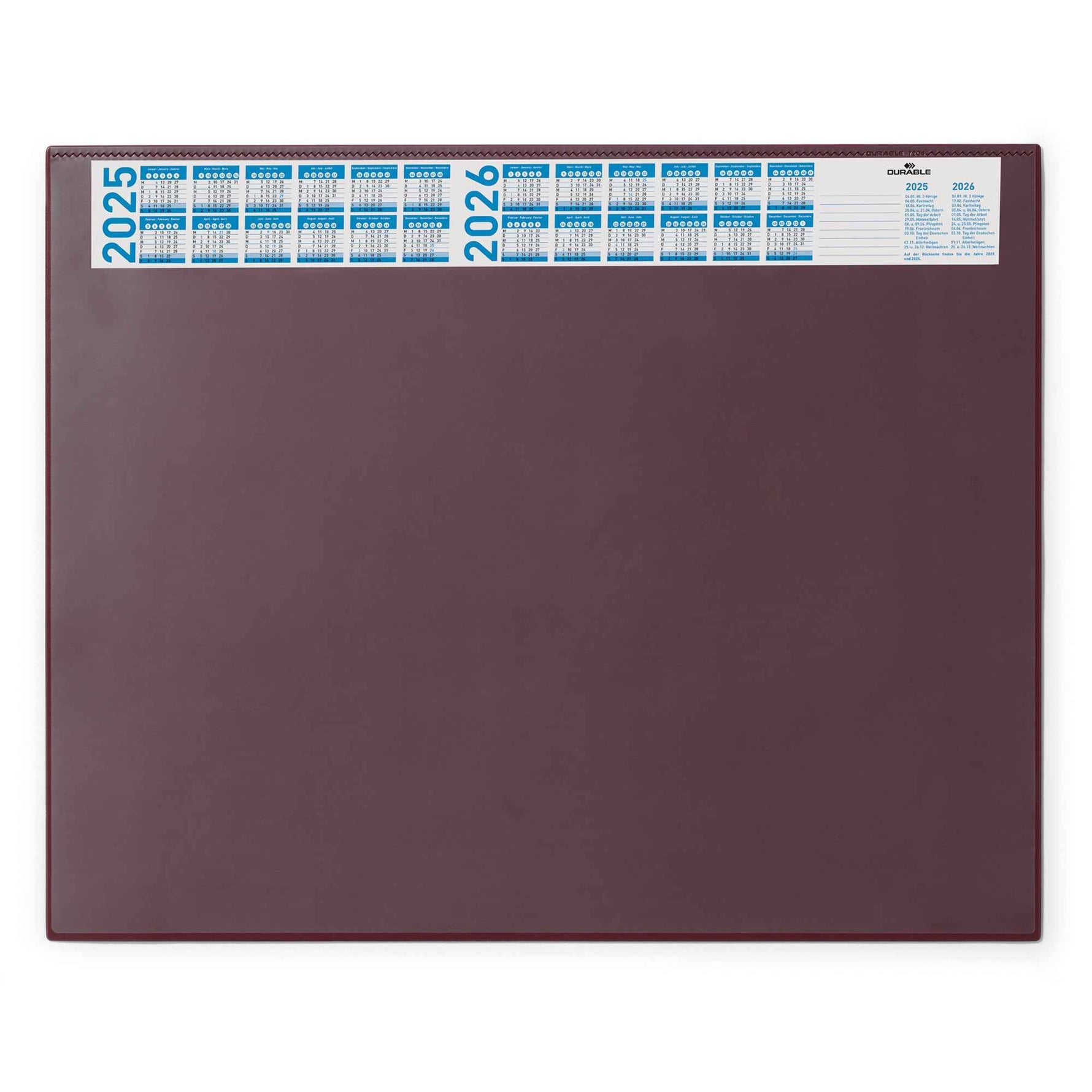 DURABLE Schreibunterlage mit Kalender 4 Jahre