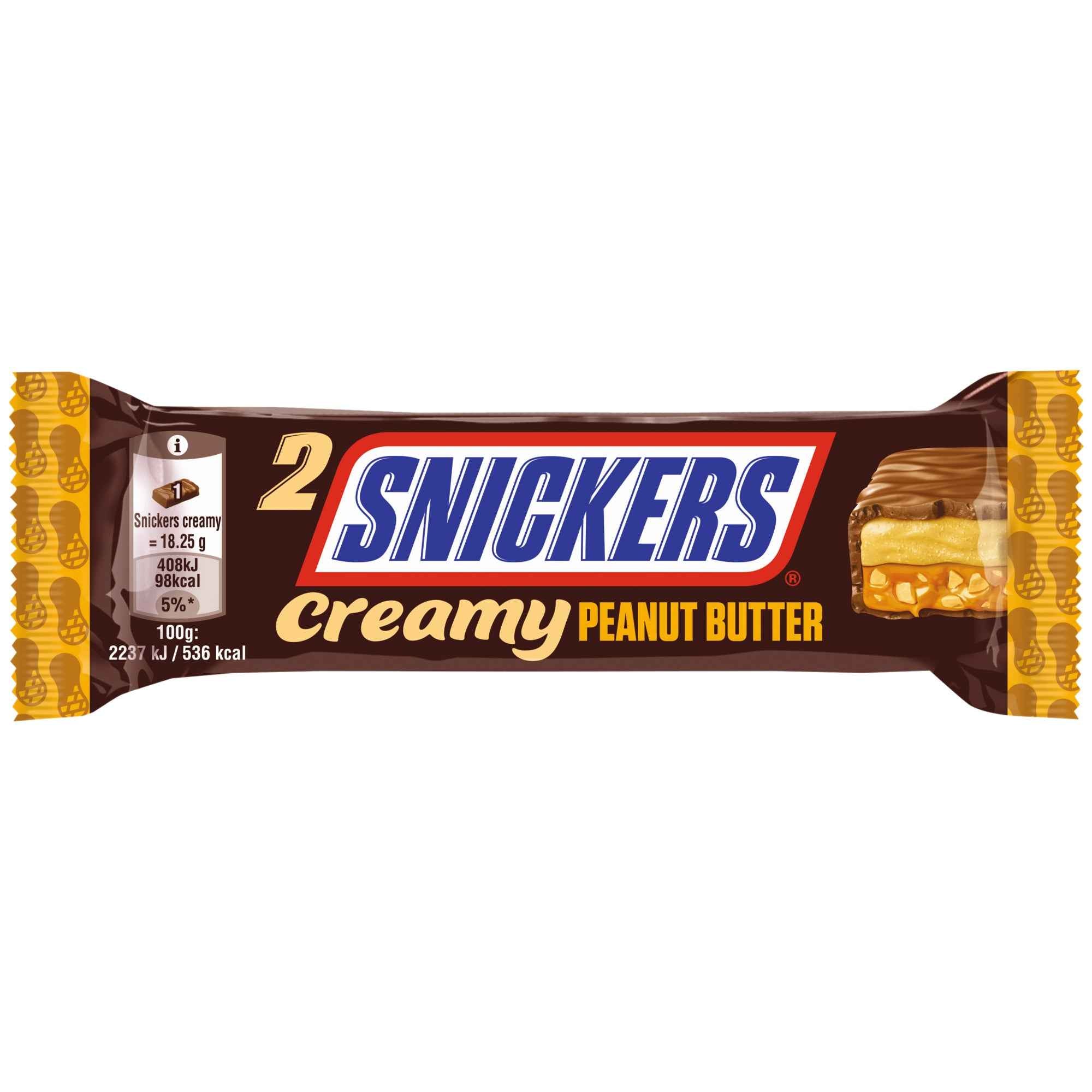 SNICKERS® Schokoriegel Duo Creamy Peanut Butter