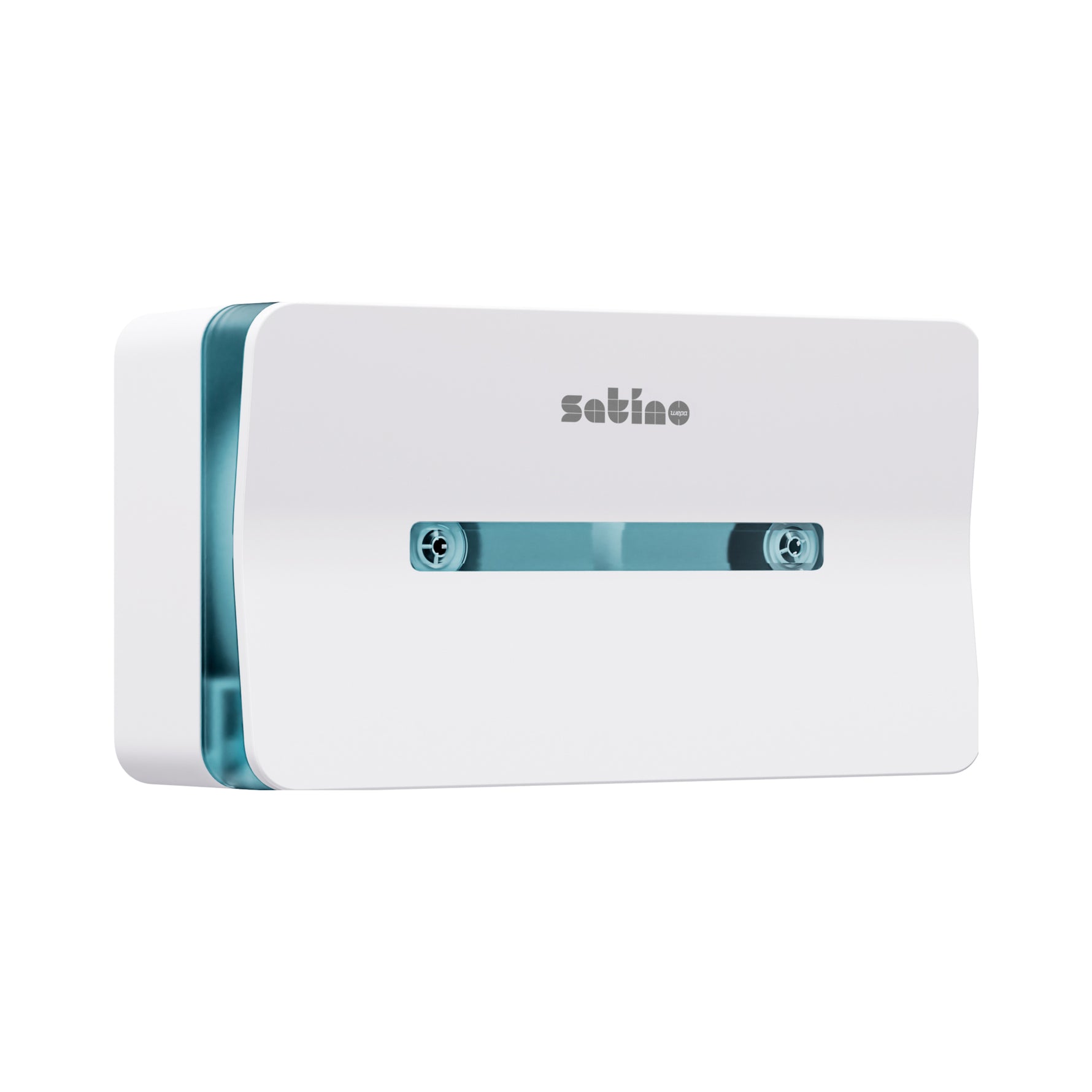 Satino by WEPA Toilettenpapierspender Jumbo Doppel Centerfeed weiß - Wiepa Bürofachpartner