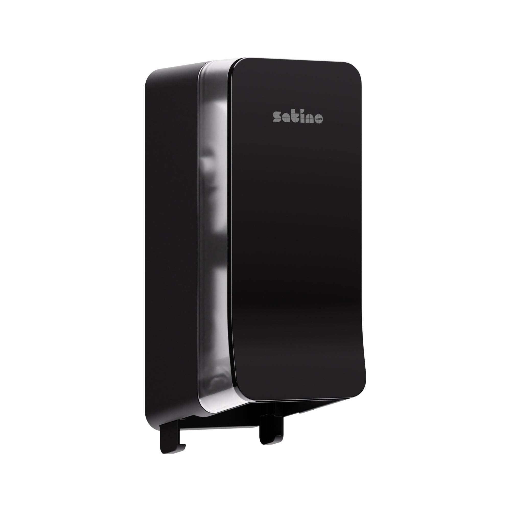 Satino by WEPA Toilettenpapierspender Doppel System schwarz - Wiepa Bürofachpartner
