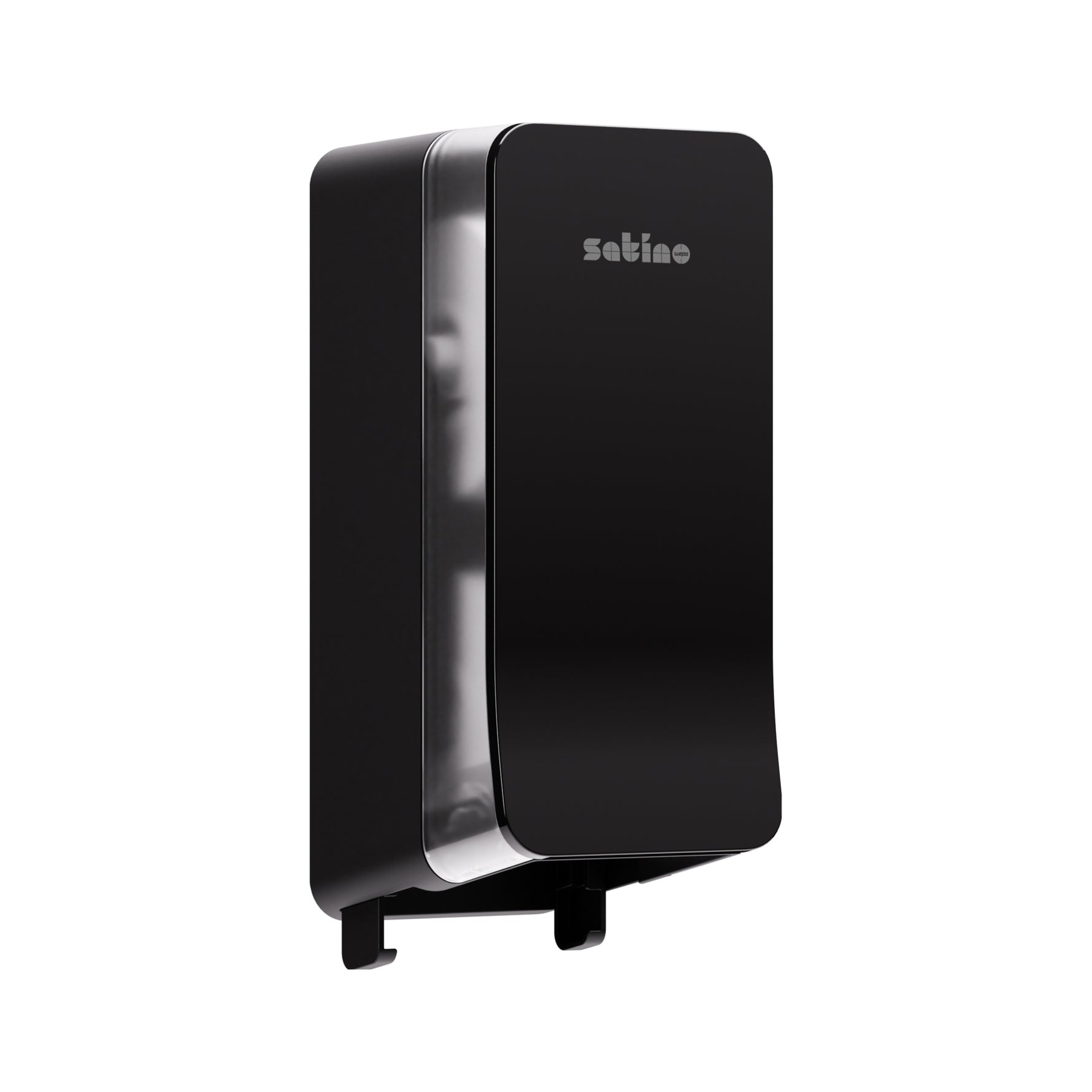Satino by WEPA Toilettenpapierspender Doppel System schwarz - Wiepa Bürofachpartner
