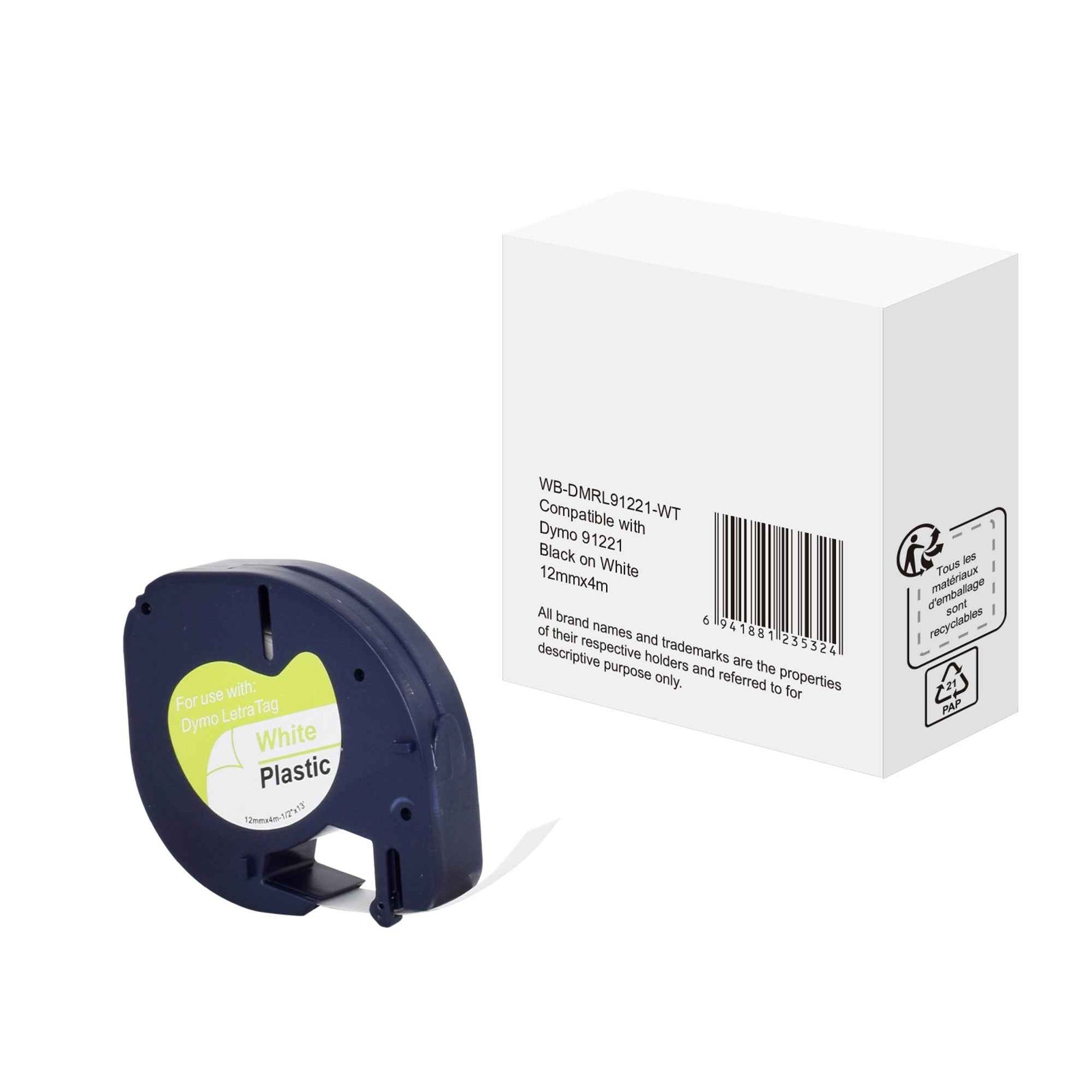 Schriftbandkassette Kompatibel mit DYMO S0721660