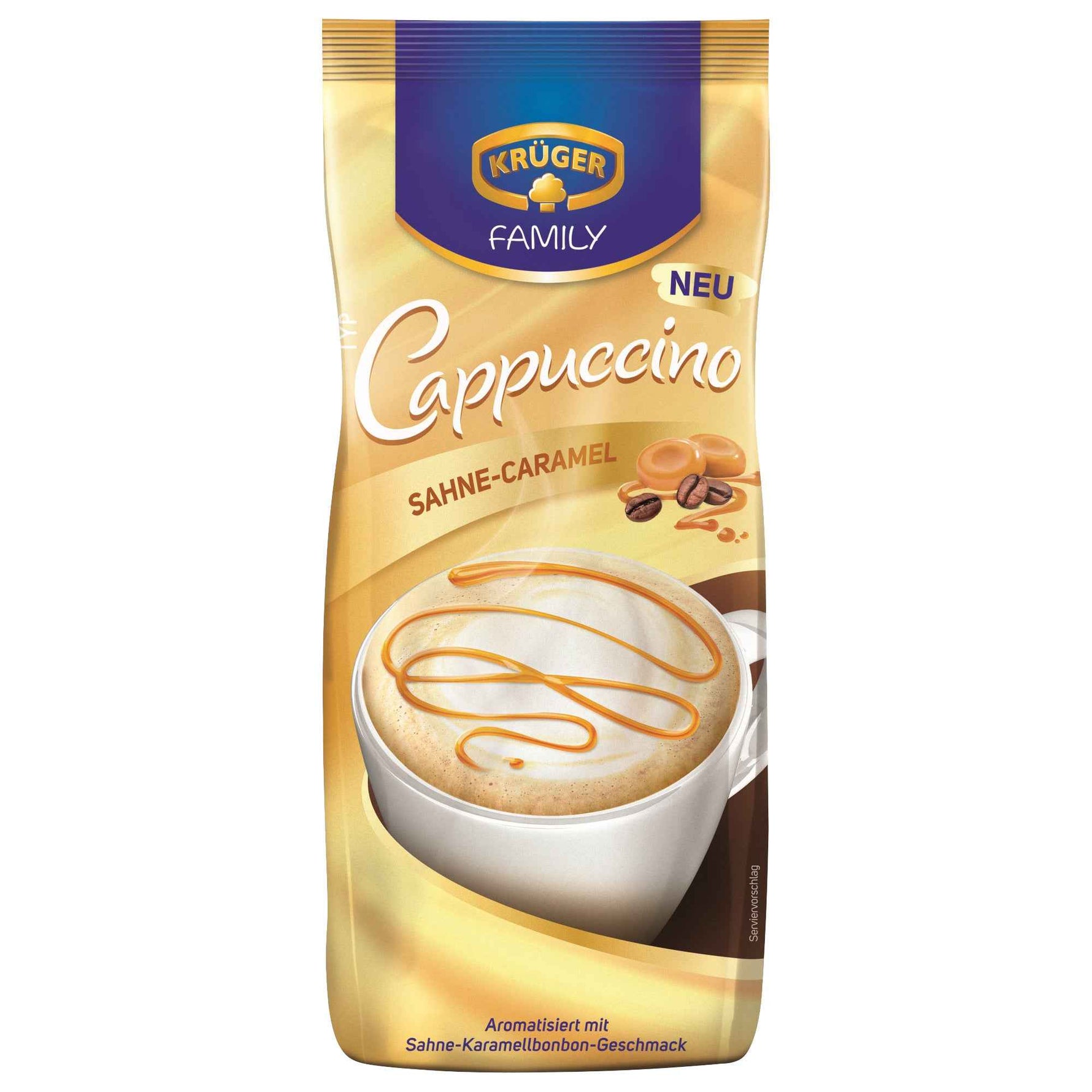 KRÜGER FAMILY Cappuccino Sahne-Caramel