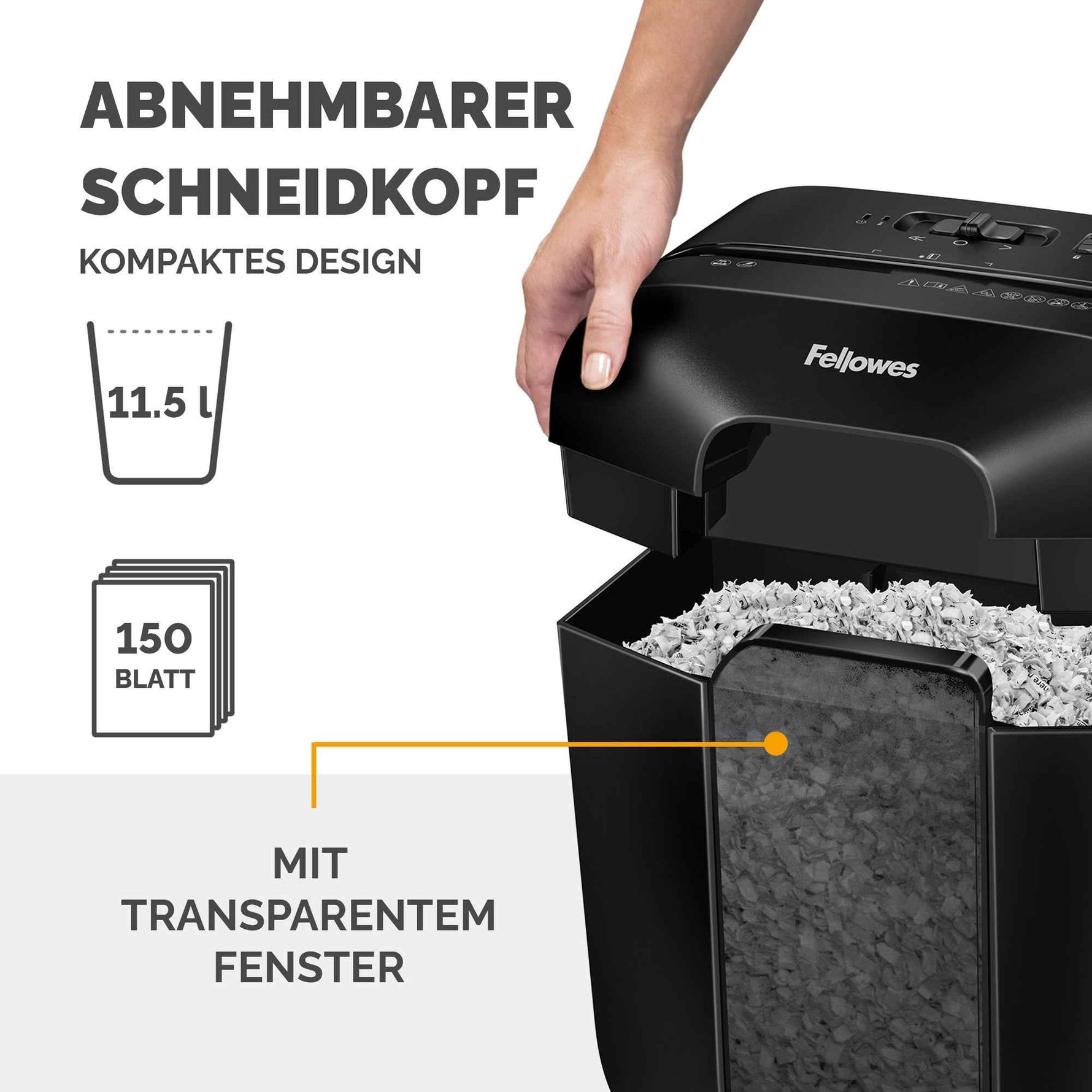 Fellowes® Aktenvernichter Powershred® LX25M