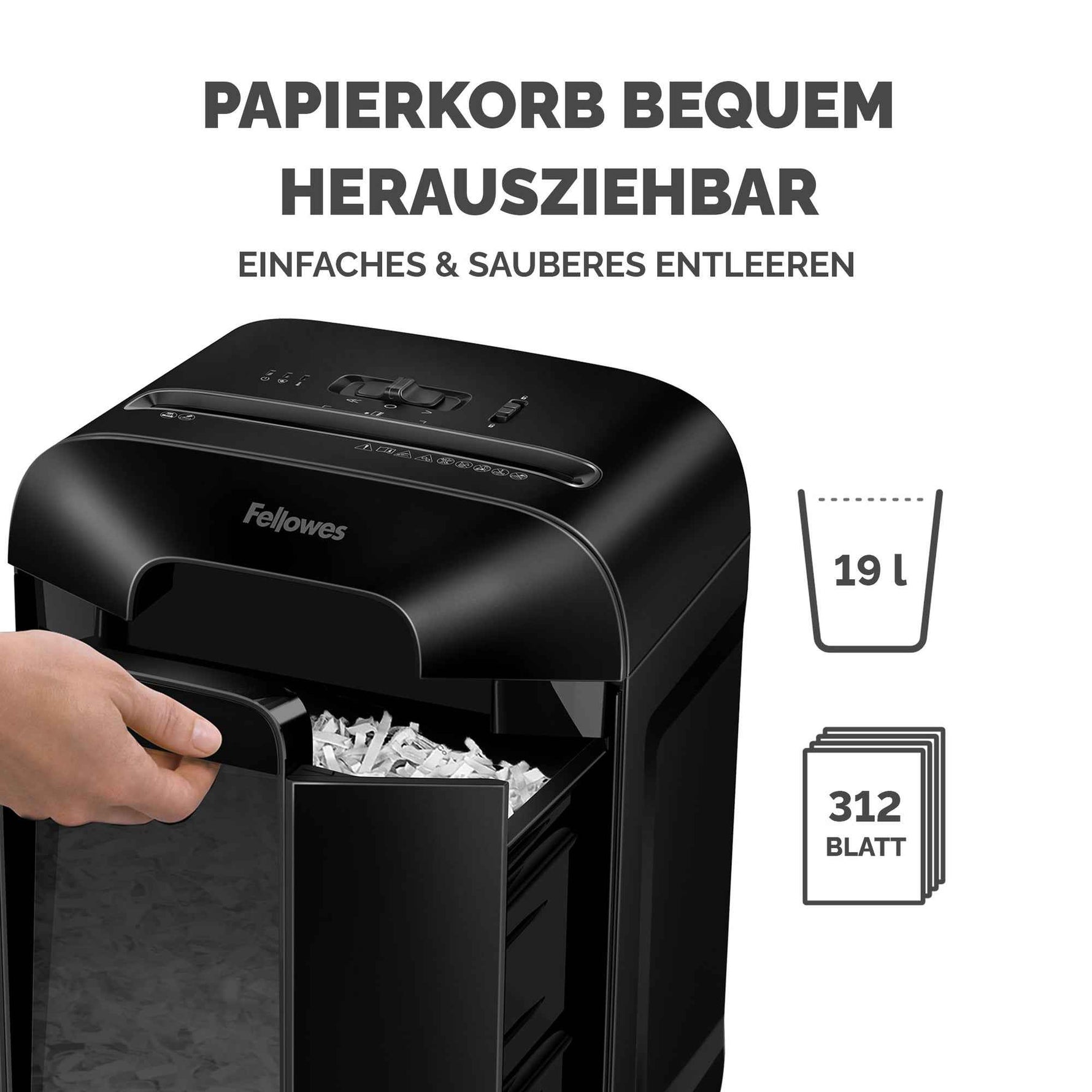 Fellowes® Aktenvernichter Powershred LX85
