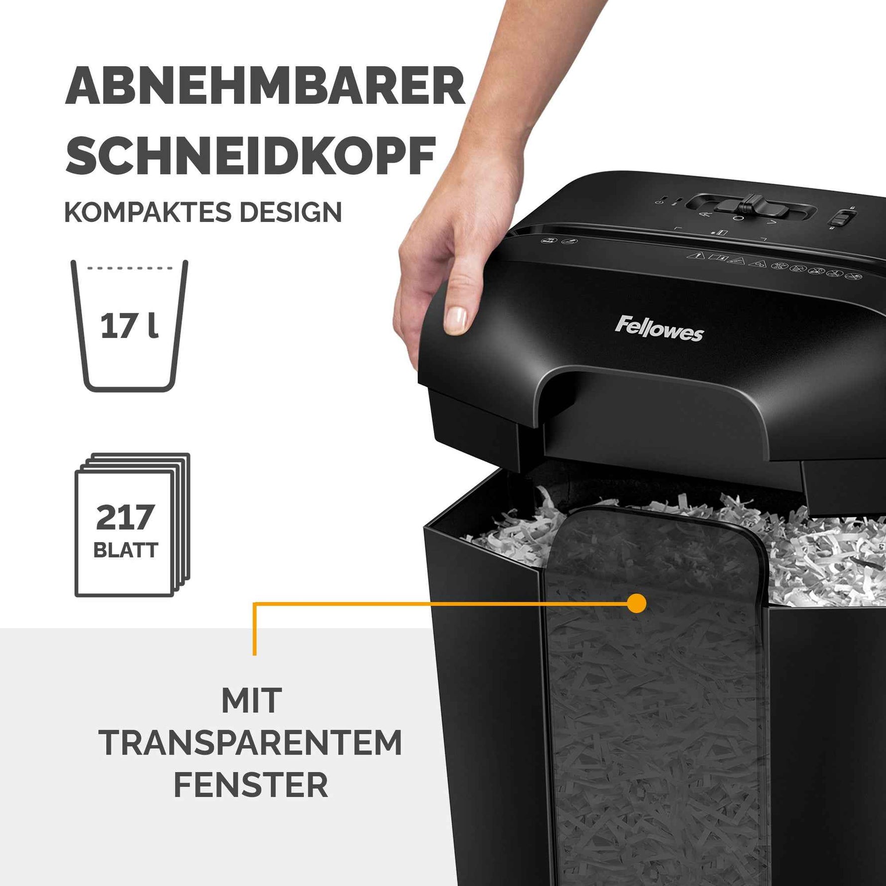 Fellowes® Aktenvernichter Powershred® LX50