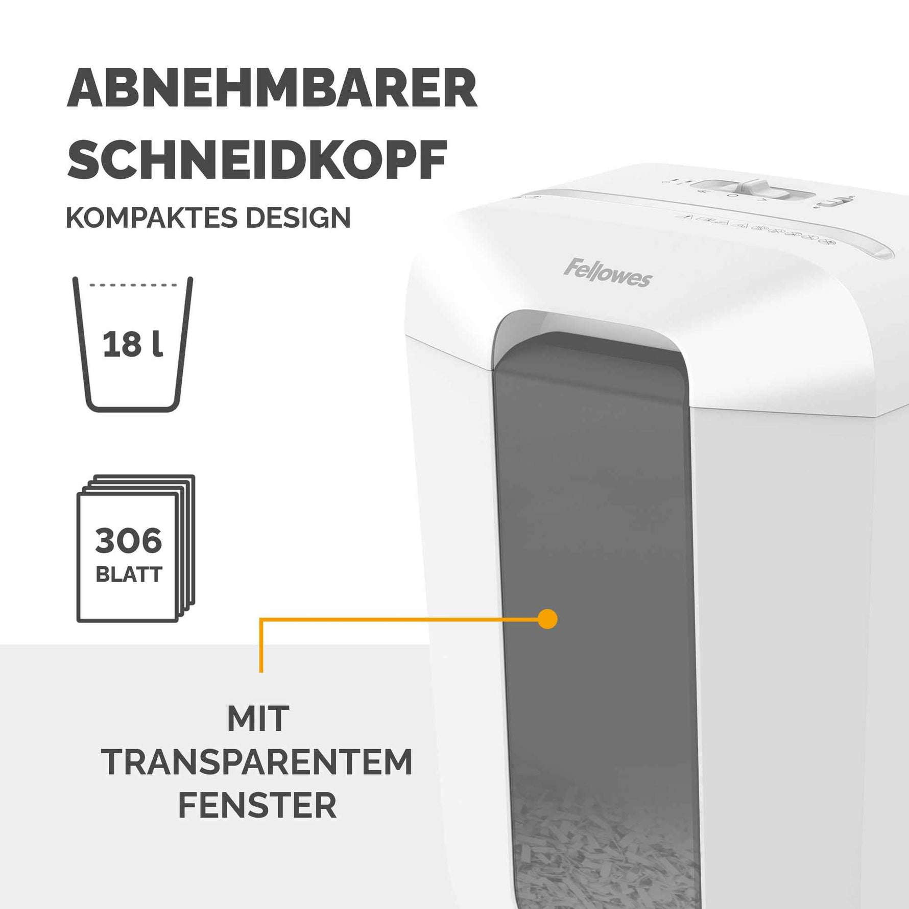Fellowes® Aktenvernichter Powershred® LX70