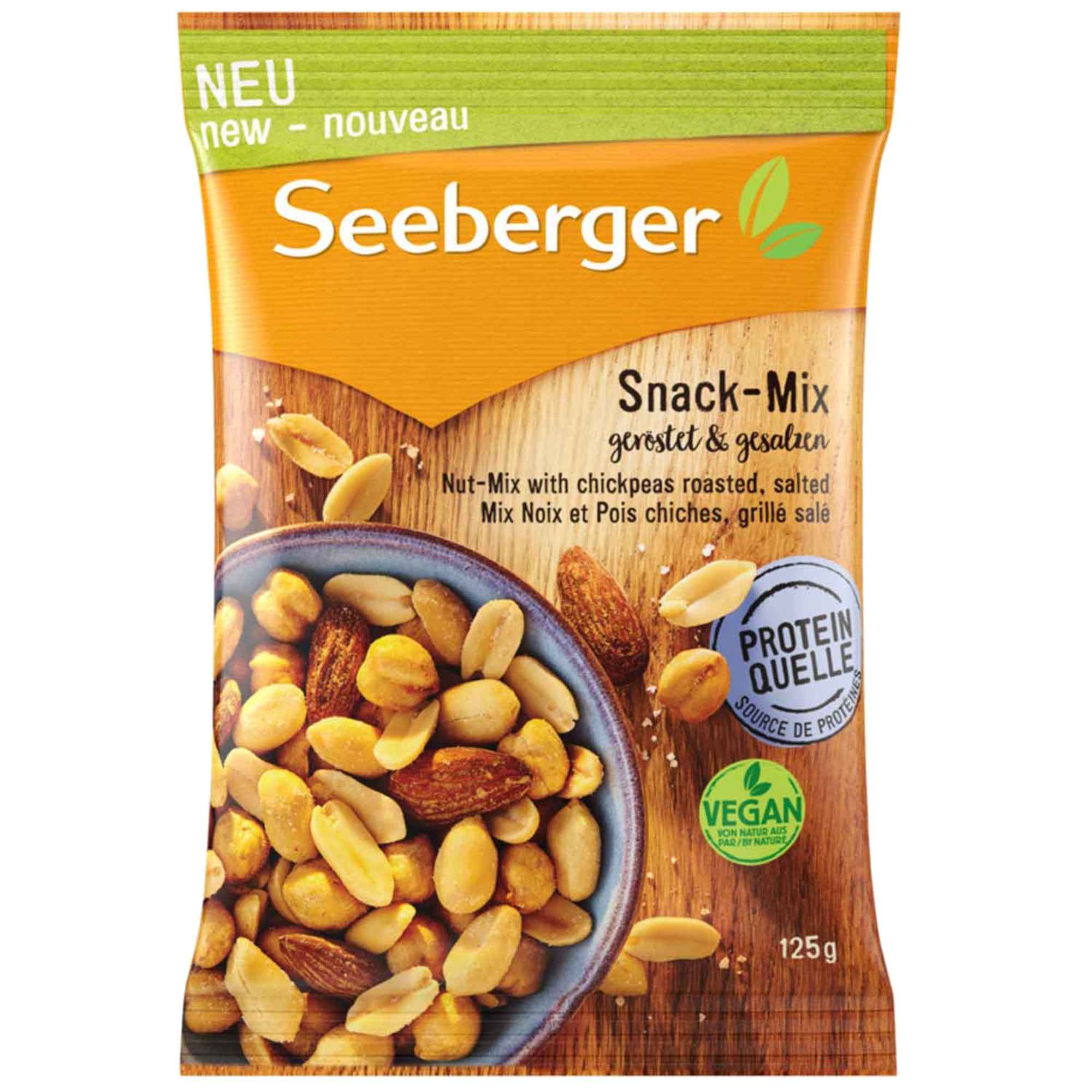 SEEBERGER Nussmischung Snack-Mix geröstet & gesalzen