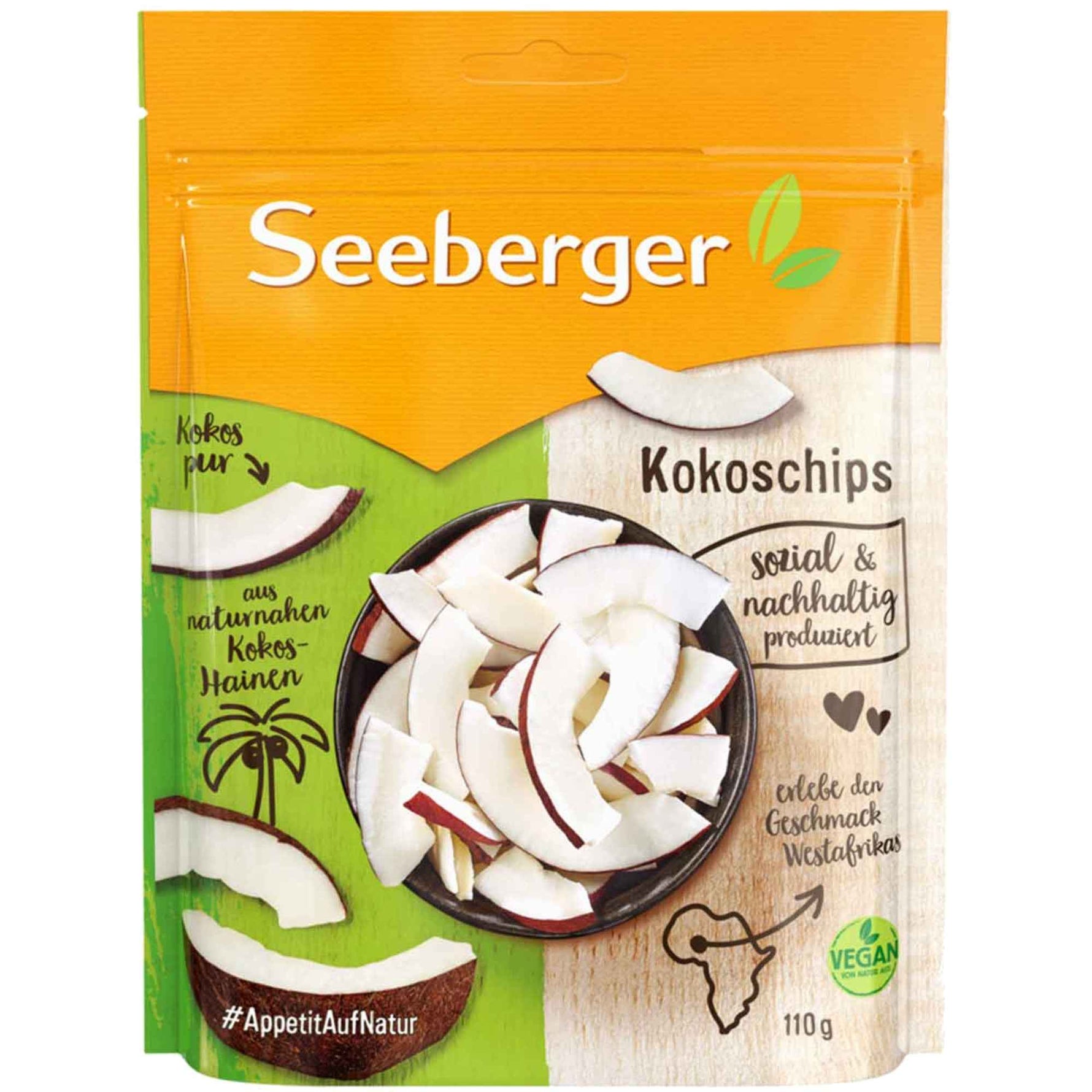 SEEBERGER Trockenobst Kokoschips