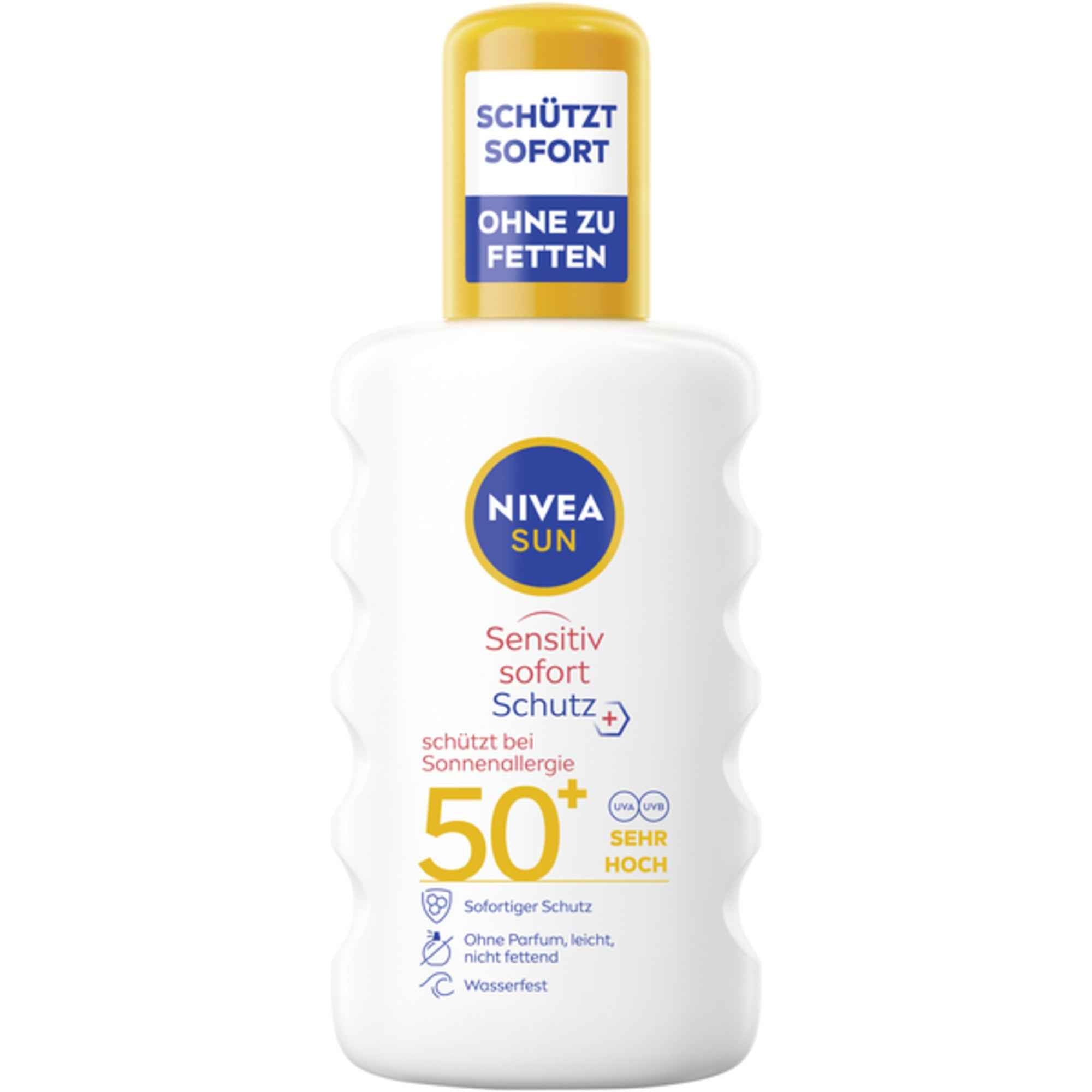 NIVEA SUN Sonnenschutzmittel Sensitiv Sofort Schutz