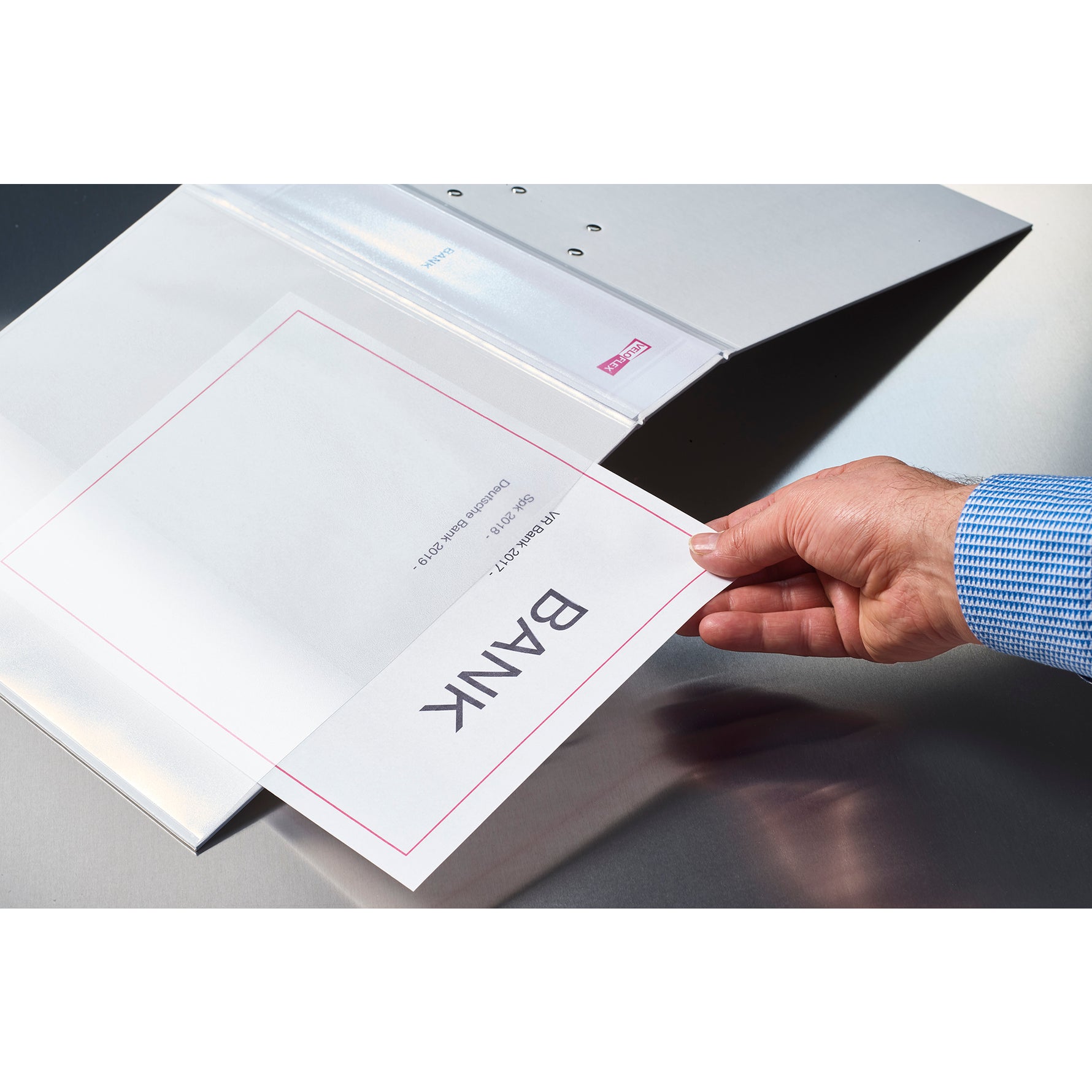 Veloflex Präsentationsringbuch VELODUR® 60 mm DIN A4 4 Ringe, D-Mechanik - Wiepa Bürofachpartner