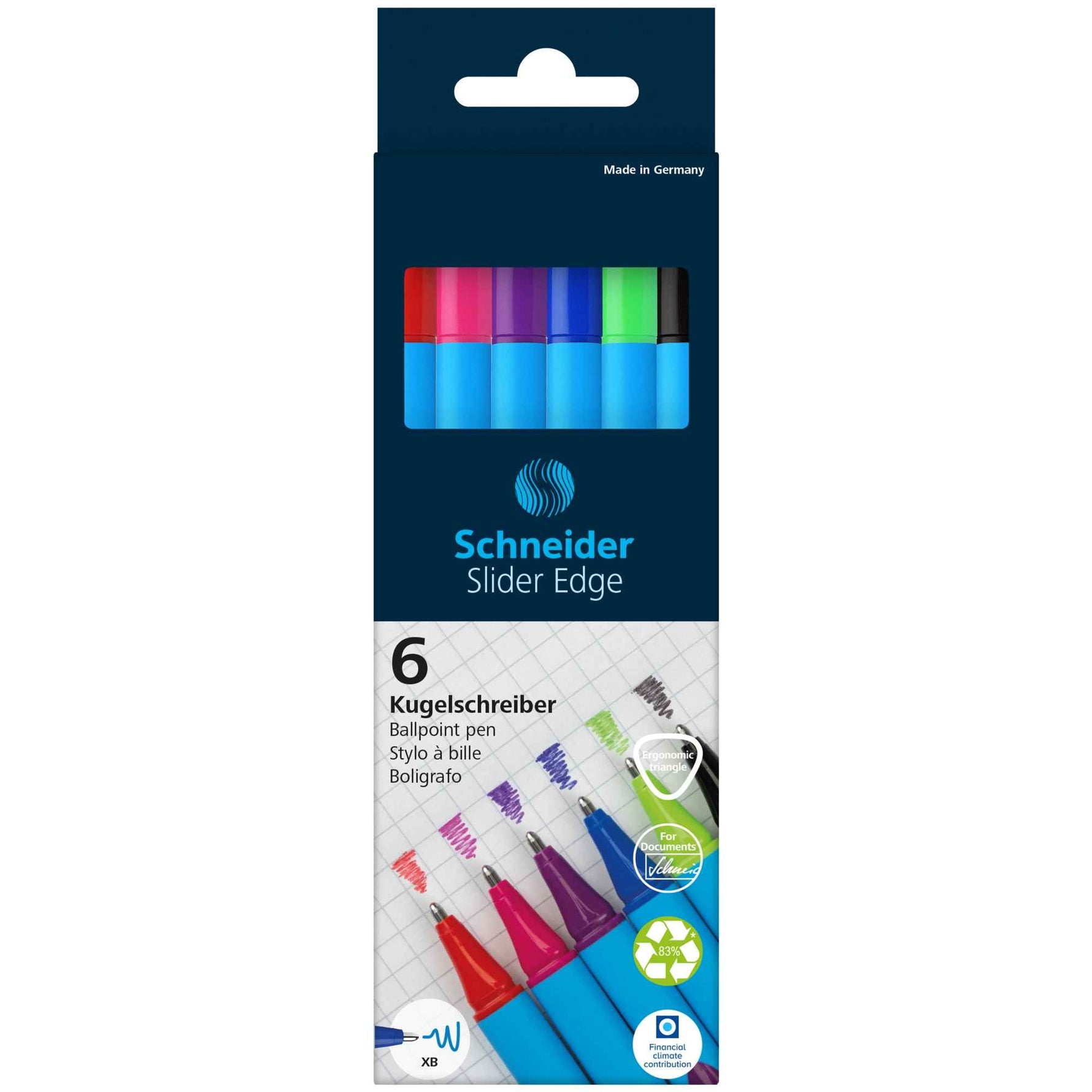 Schneider Kugelschreiber Slider Edge 6 St./Pack.