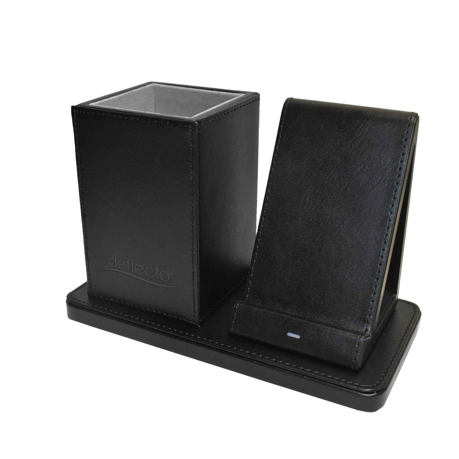 Deflecto® Tischorganizer inkl. Qi-Ladefunktion