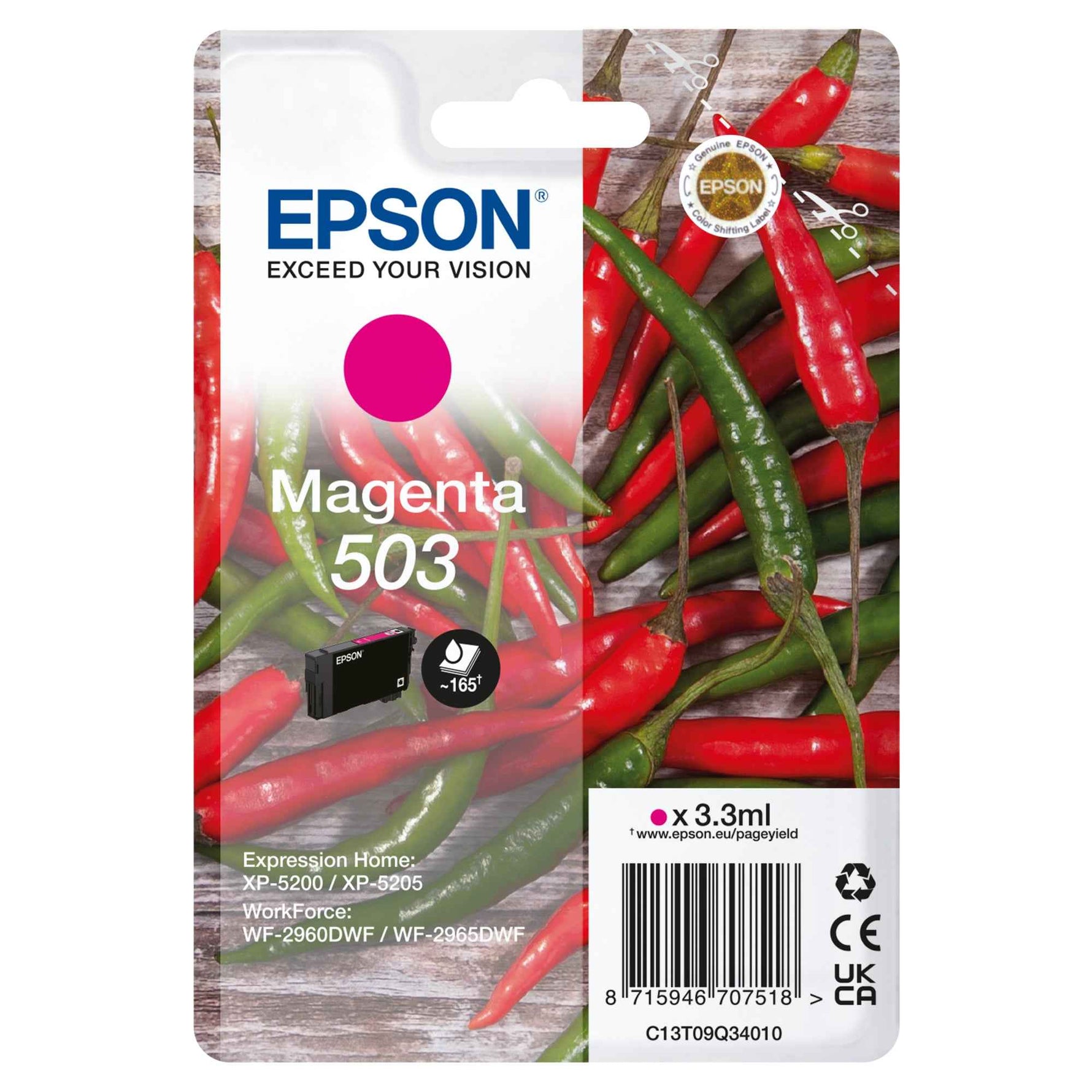 Epson Tintenpatrone 503 magenta