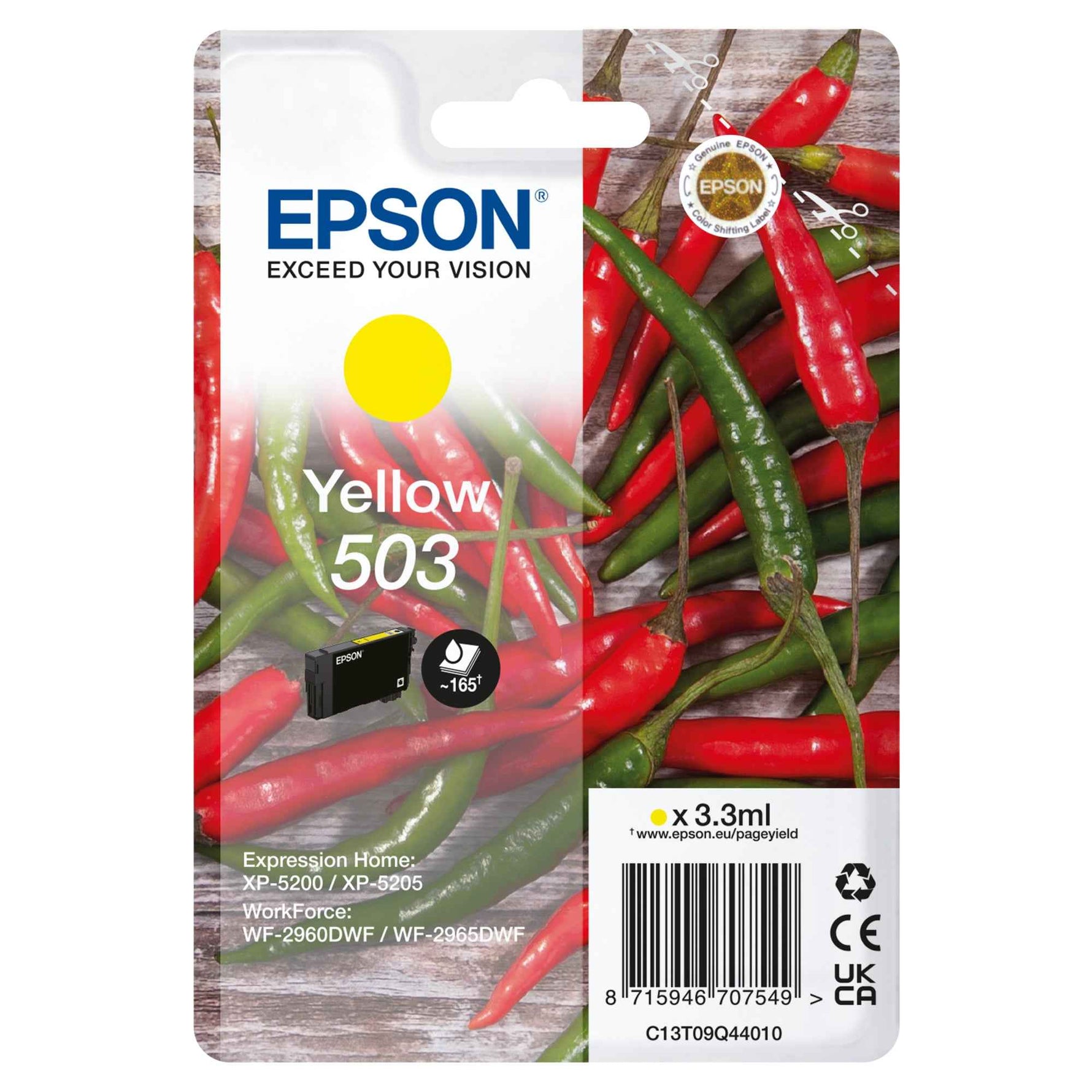 Epson Tintenpatrone 503 gelb