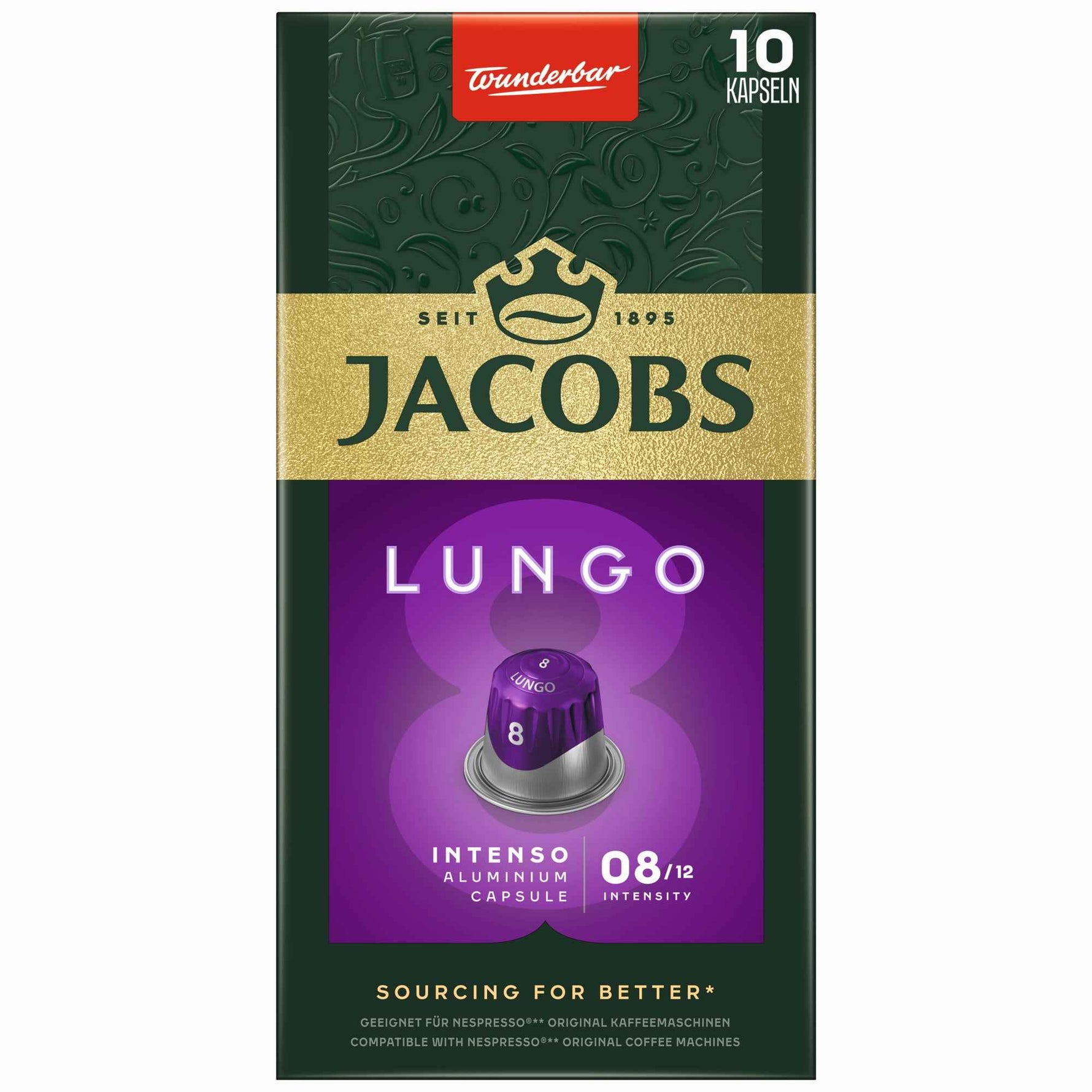 JACOBS Kaffeekapsel Lungo 8 Intenso