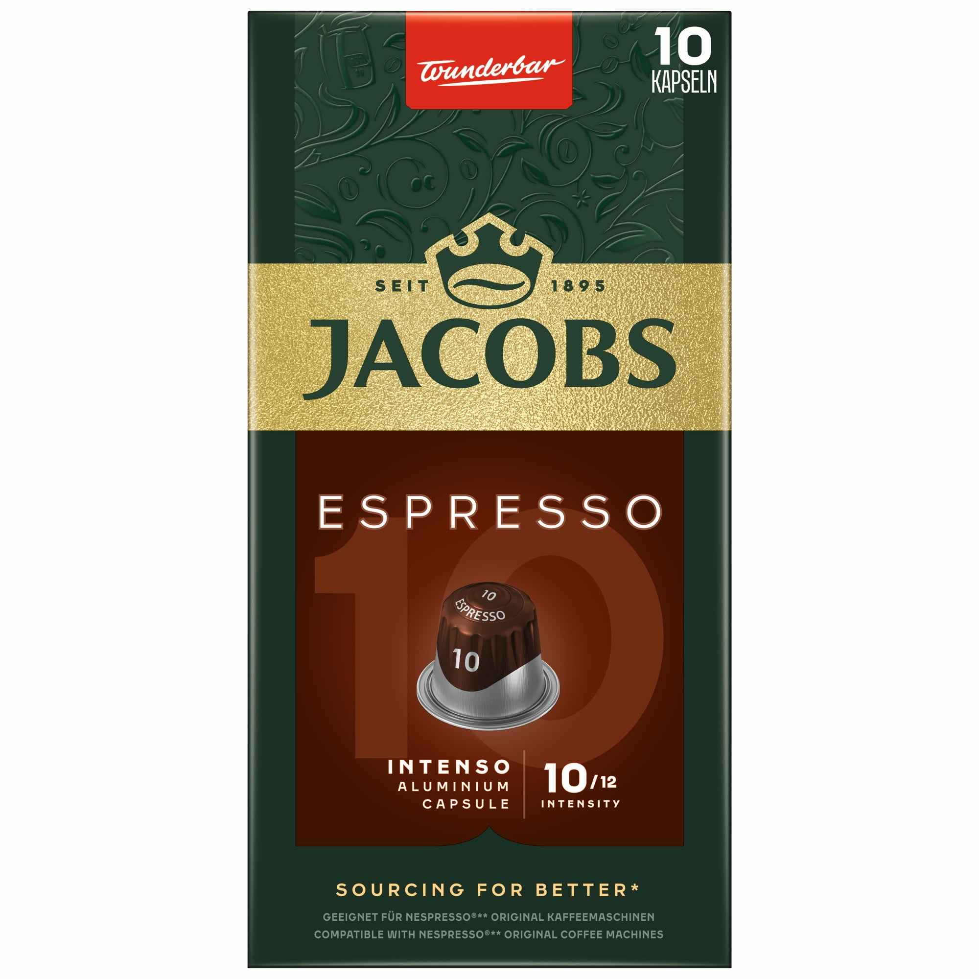 JACOBS Espressokapsel 10 Intenso