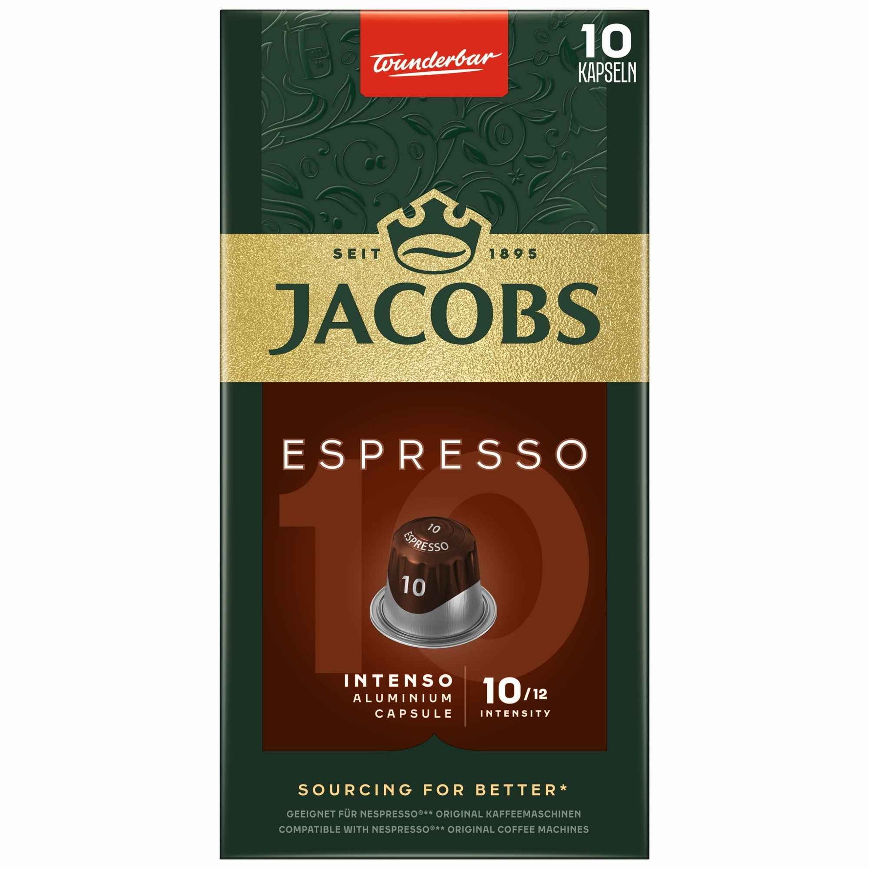 JACOBS Espressokapsel 10 Intenso