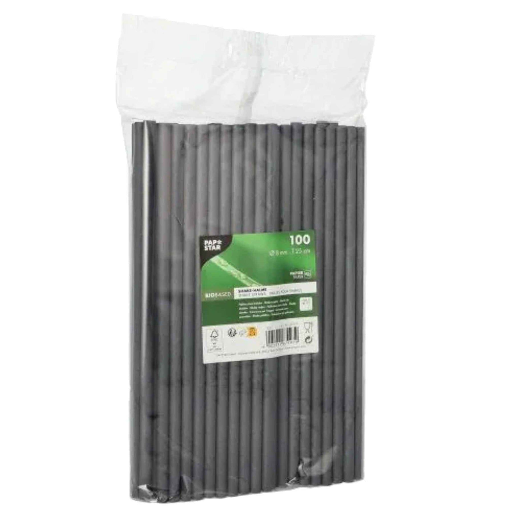 PAPSTAR Trinkhalm Shake pure