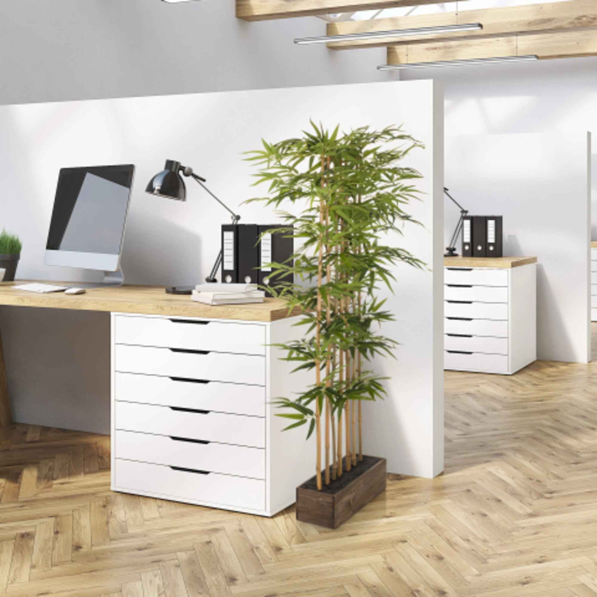 hjh OFFICE Kunstpflanze Bambus I
