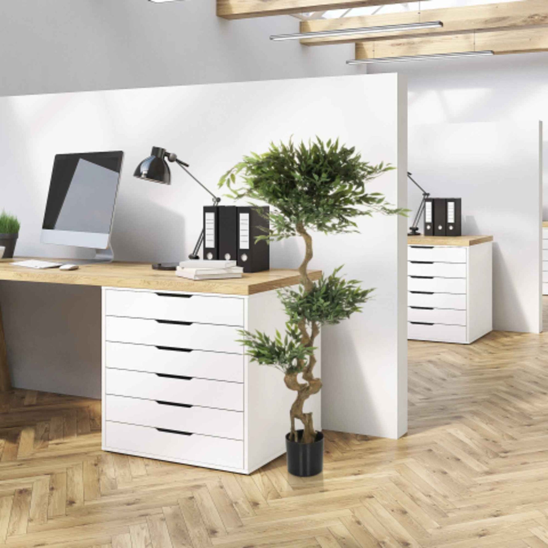 hjh OFFICE Kunstpflanze Acacia