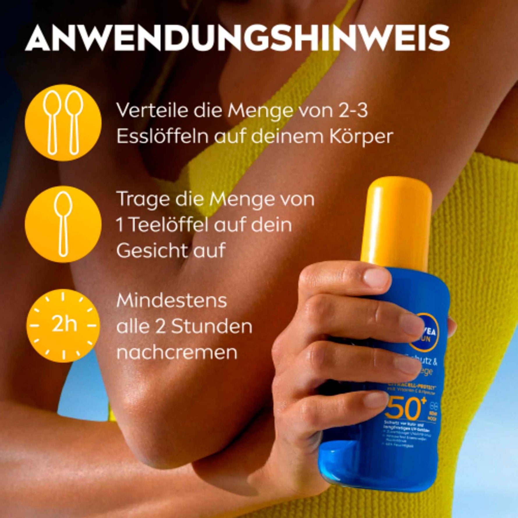 NIVEA SUN Sonnenschutzmittel Schutz & Pflege