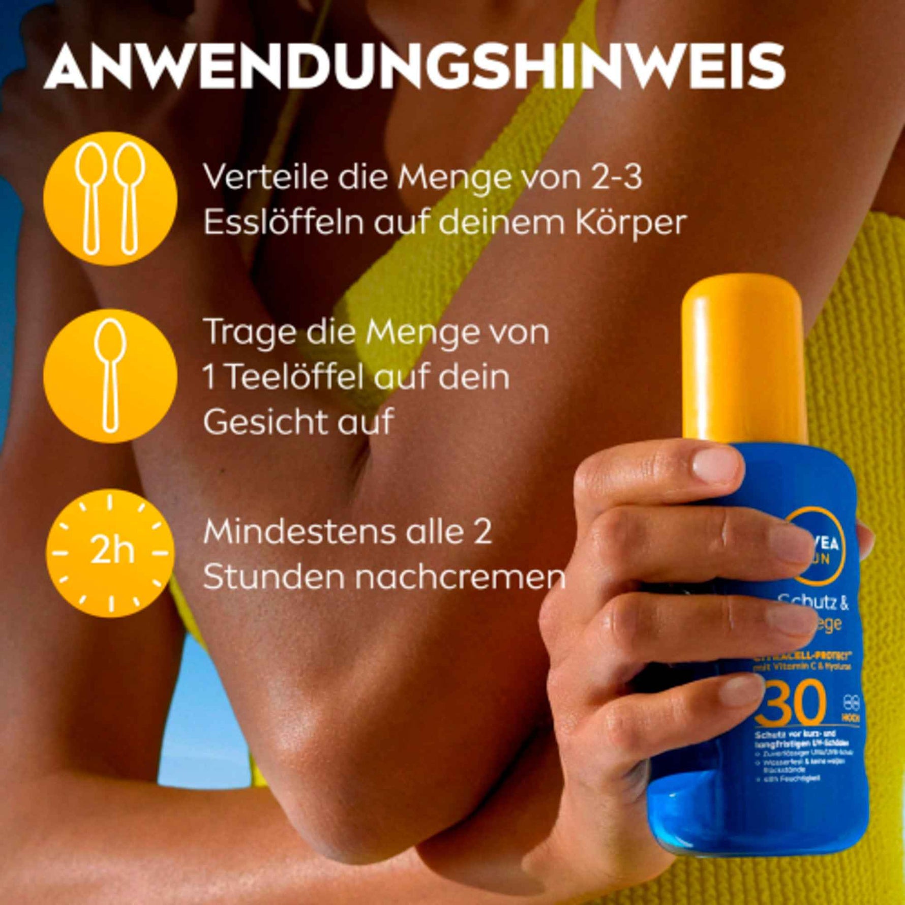 NIVEA SUN Sonnenschutzmittel Schutz & Pflege