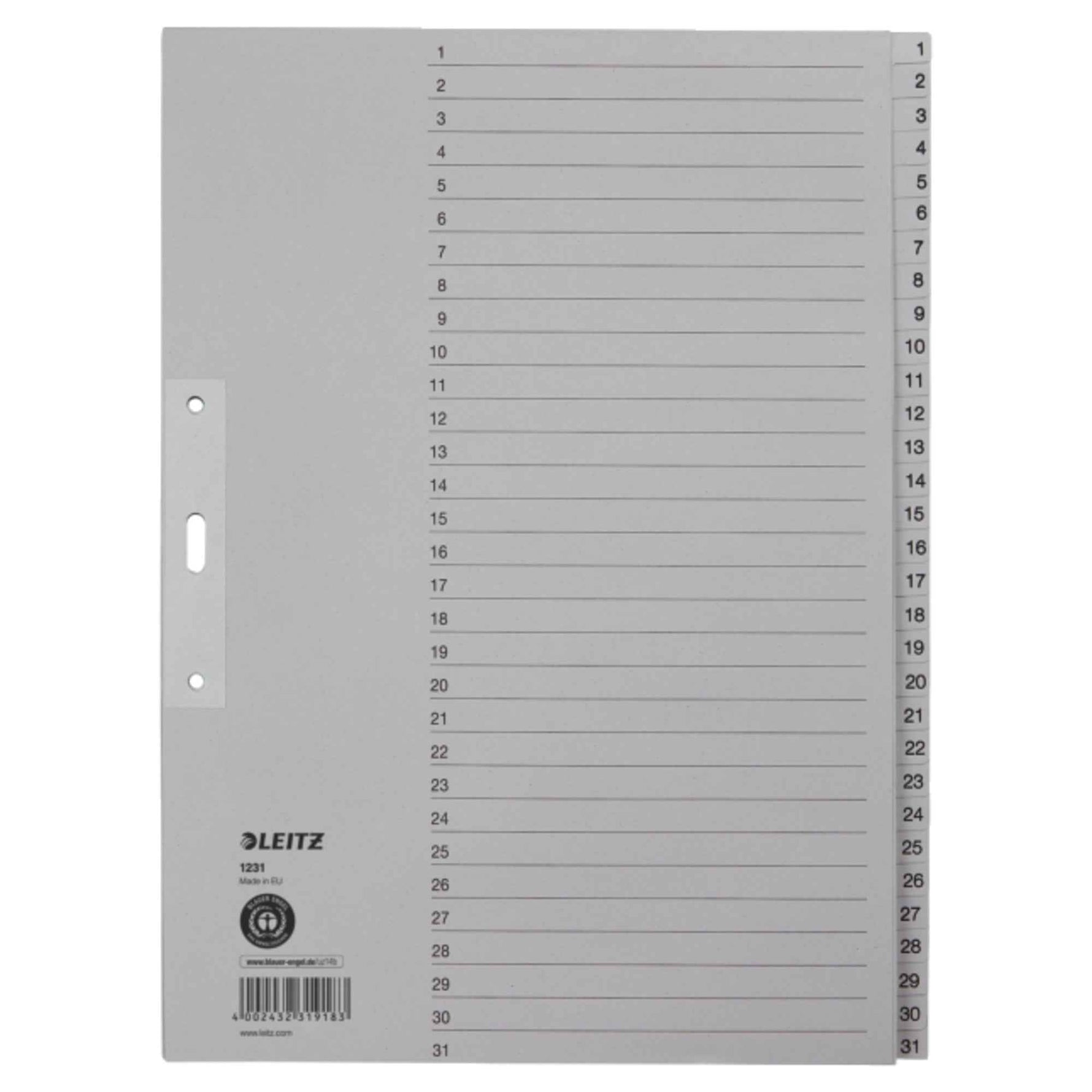 Leitz Zahlenregister