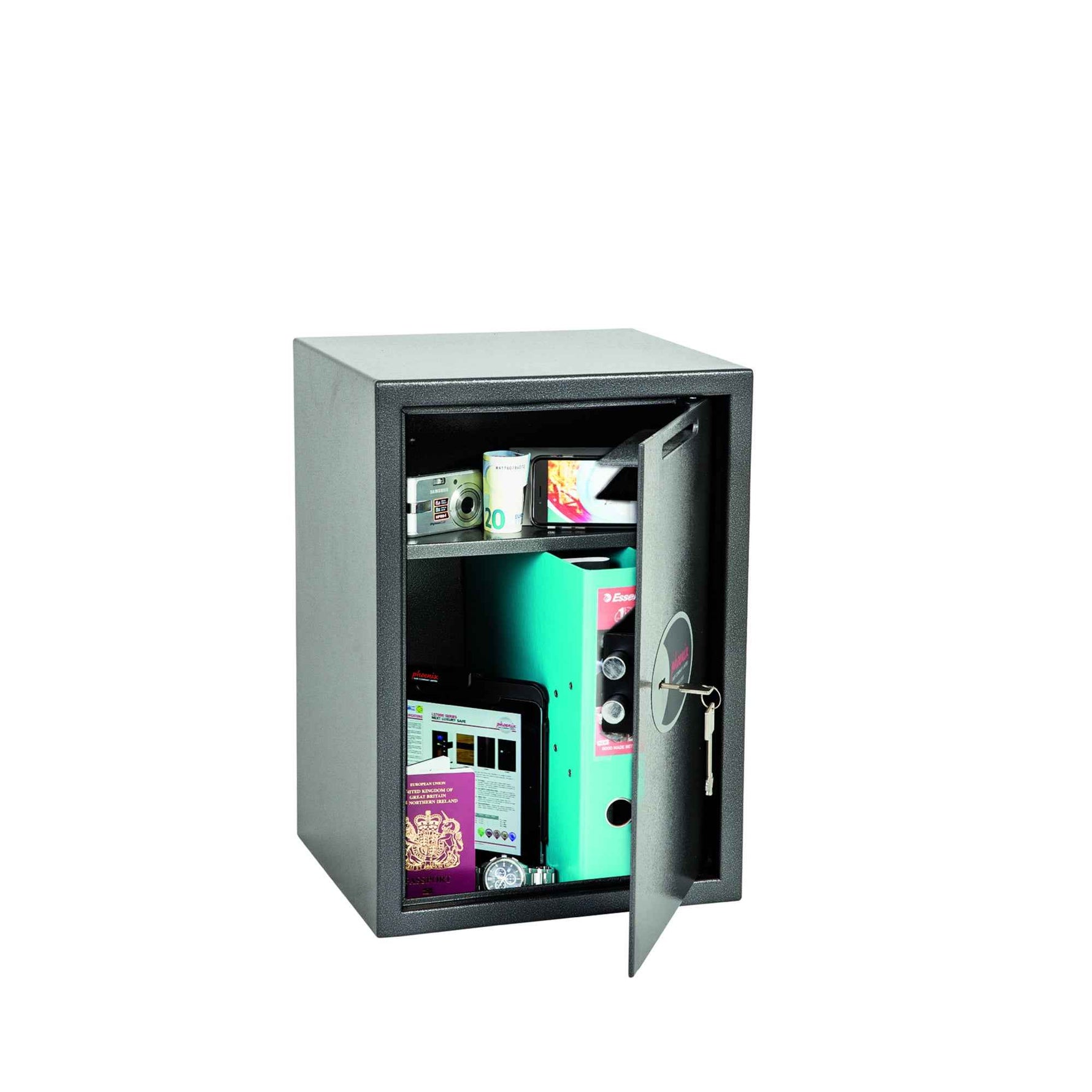 Phoenix Tresor Vela Deposit Home & Office Doppelbartschloss 51 l